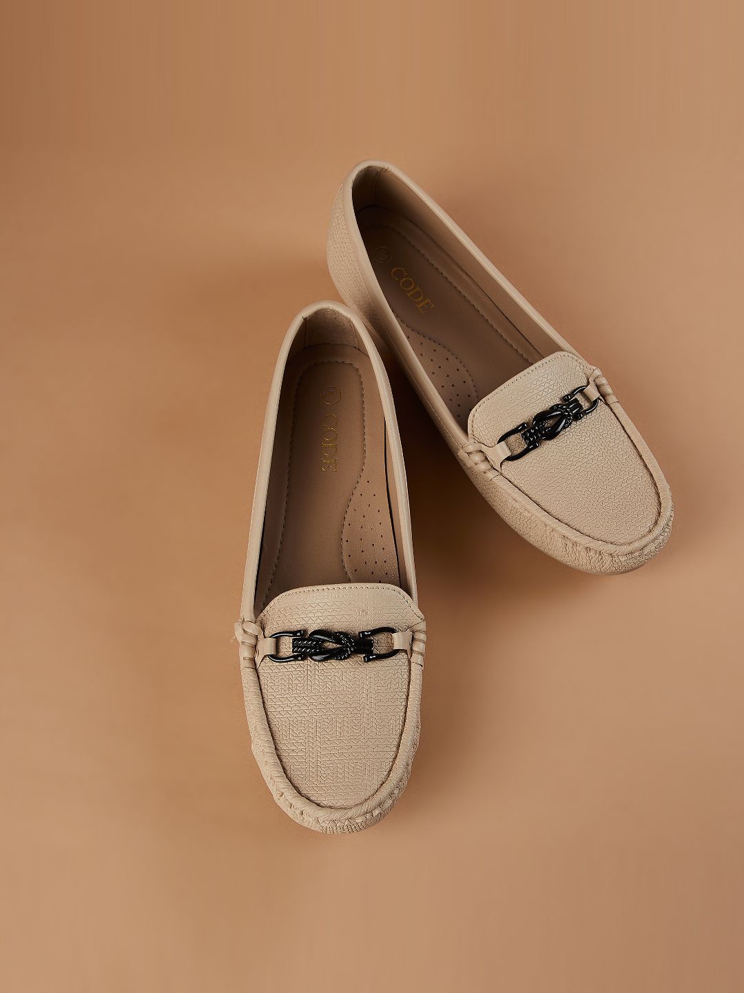 

CODE by Lifestyle Women PU Loafers, Beige