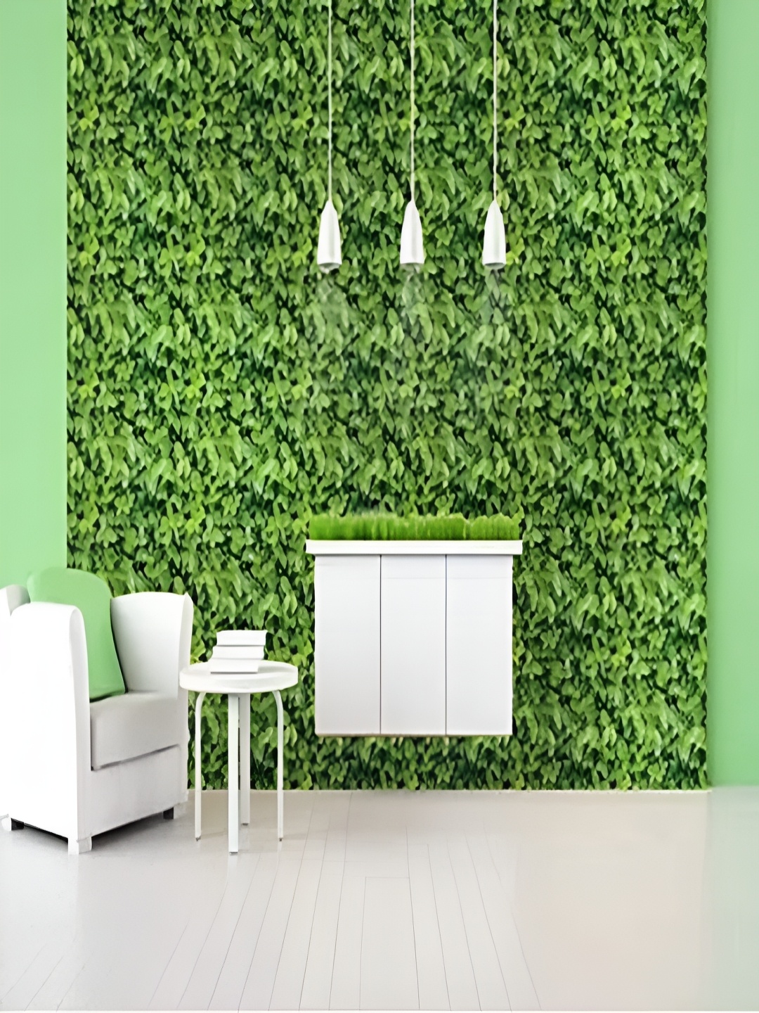 

HOMEMATES Green Printed Waterproof Wall Sticker