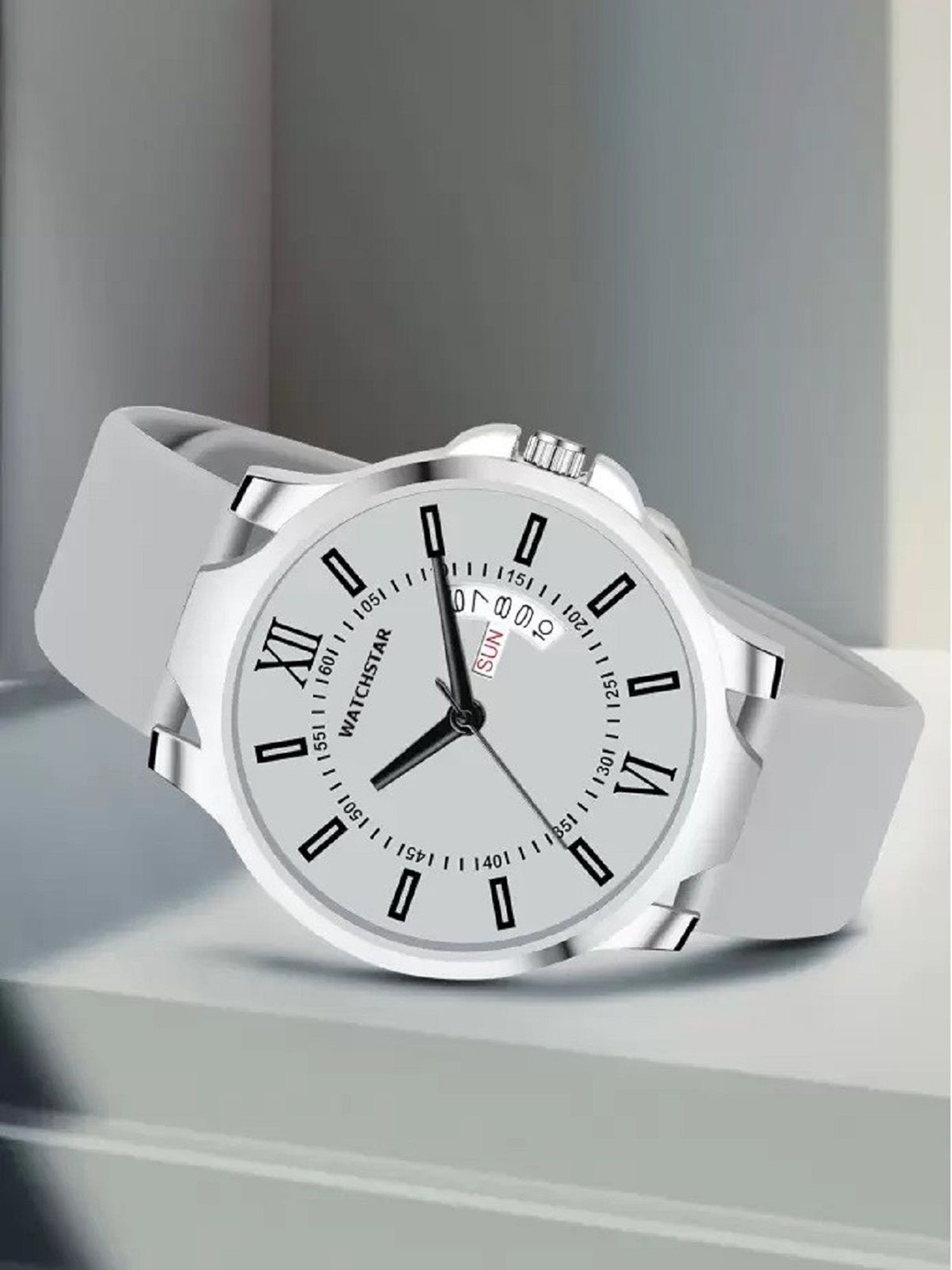 

WATCHSTAR Men Patterned Dial & Straps Analogue Watch Matrix Grey