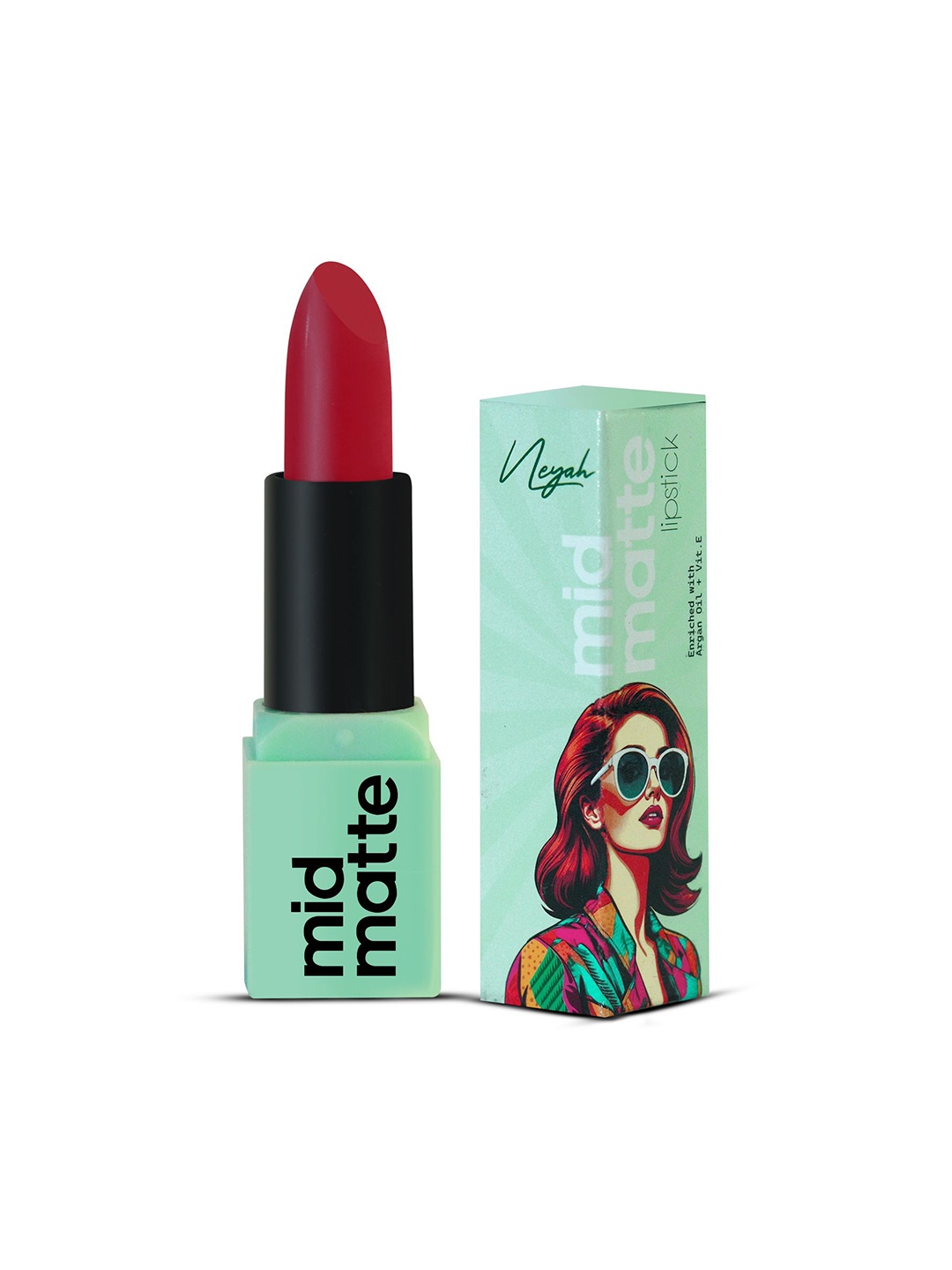 

Neyah Mid Matte Lipstick - Flamingo 108, Pink