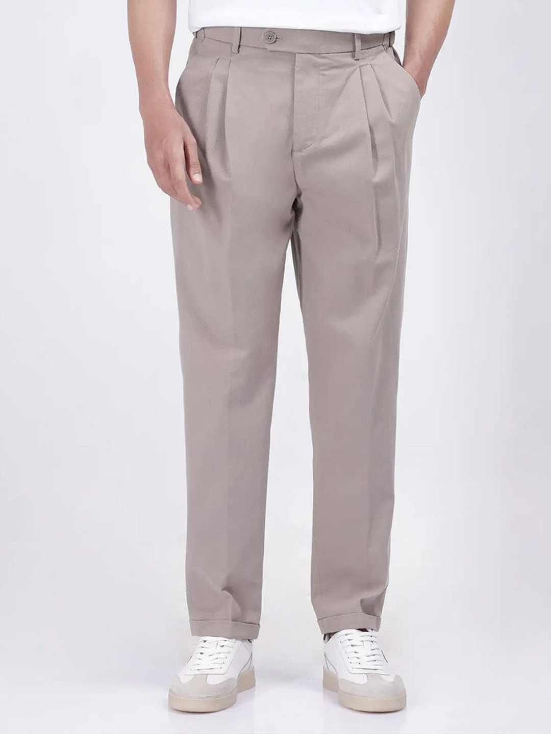 

RARE RABBIT Men Tailored Trousers, Beige