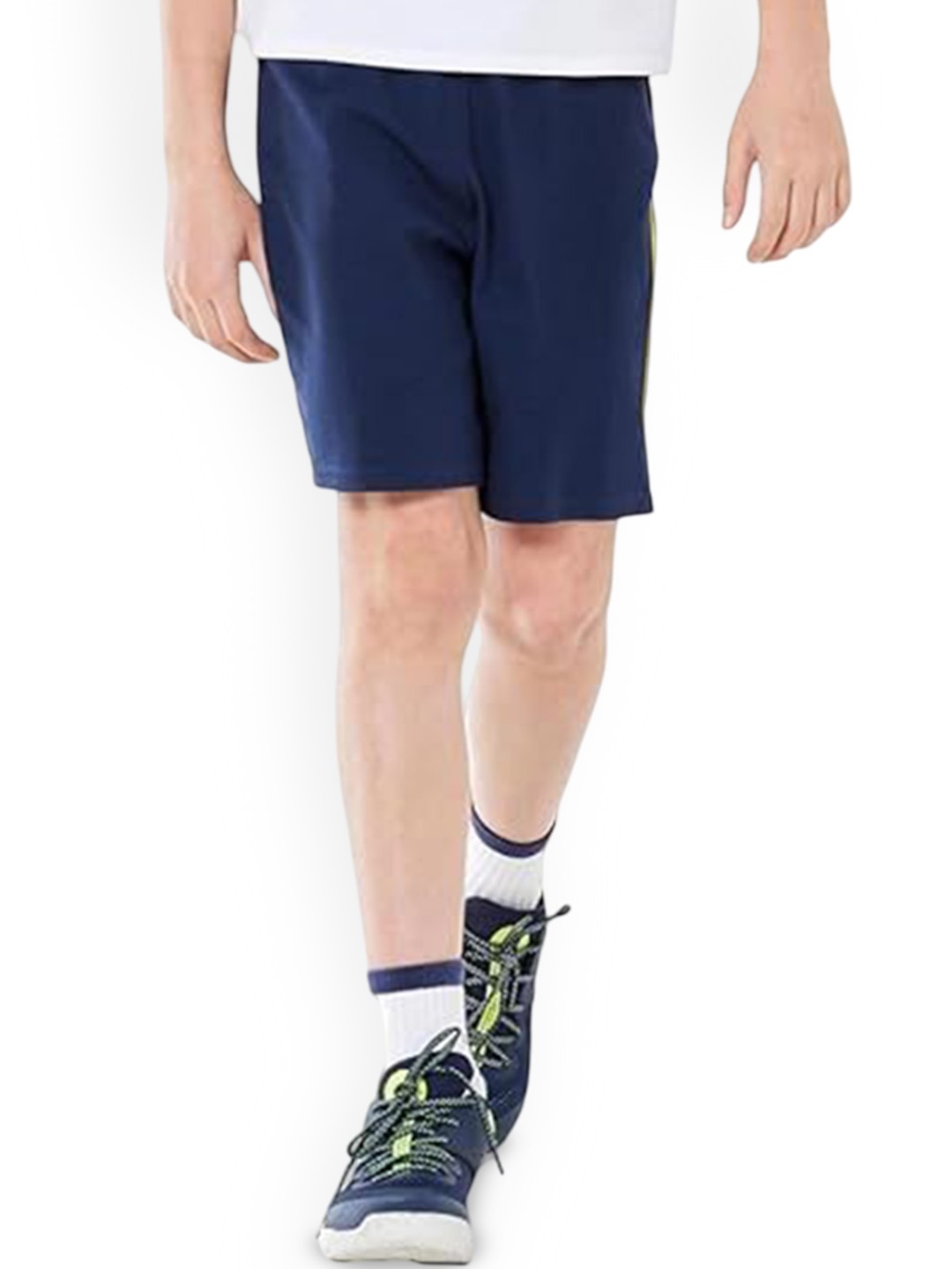 

BAESD Boys High-Rise Sports Shorts, Navy blue