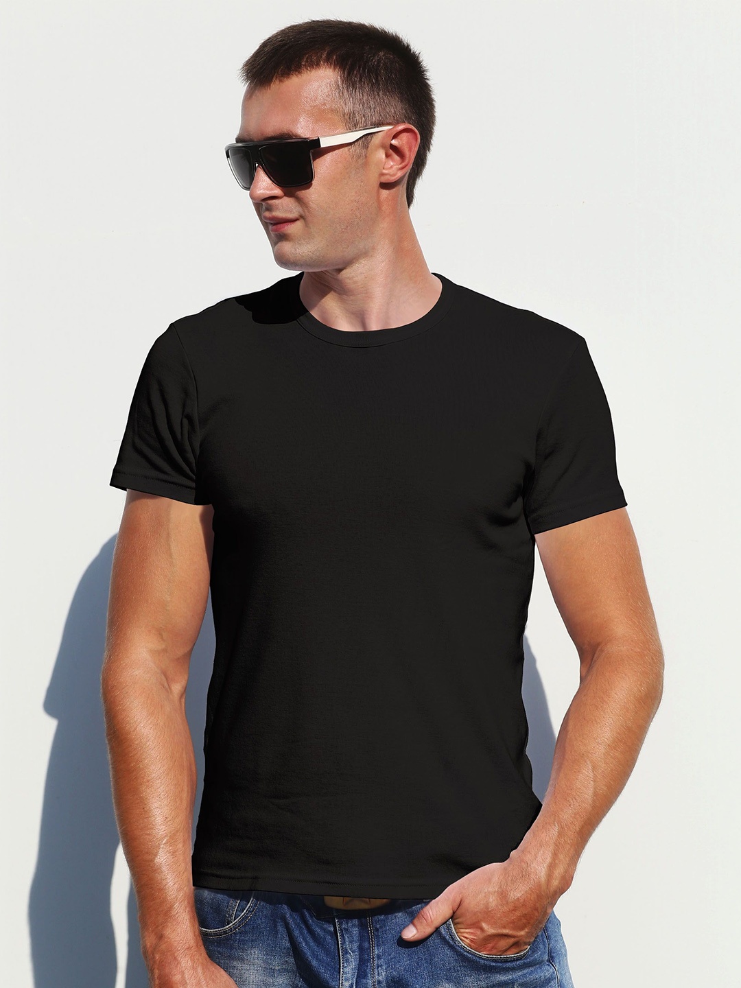 

Moda Rapido Men Printed T-shirt, Black
