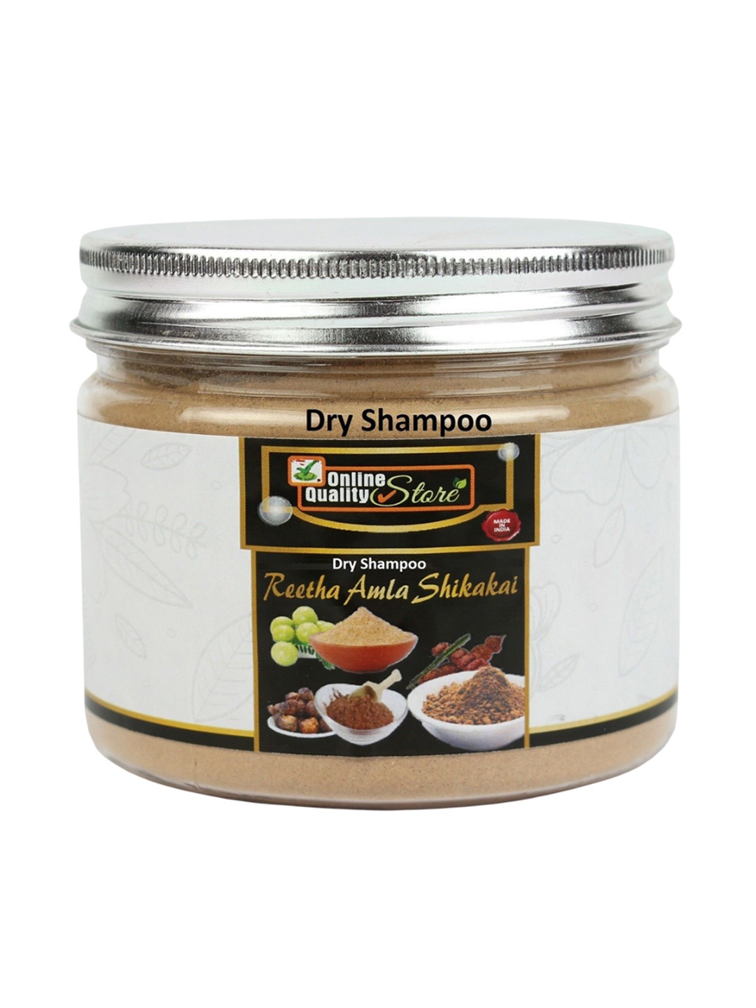 

Online Quality Store Herbal Dry Shampoo Powder For Damaged Hairs - 100g, Brown