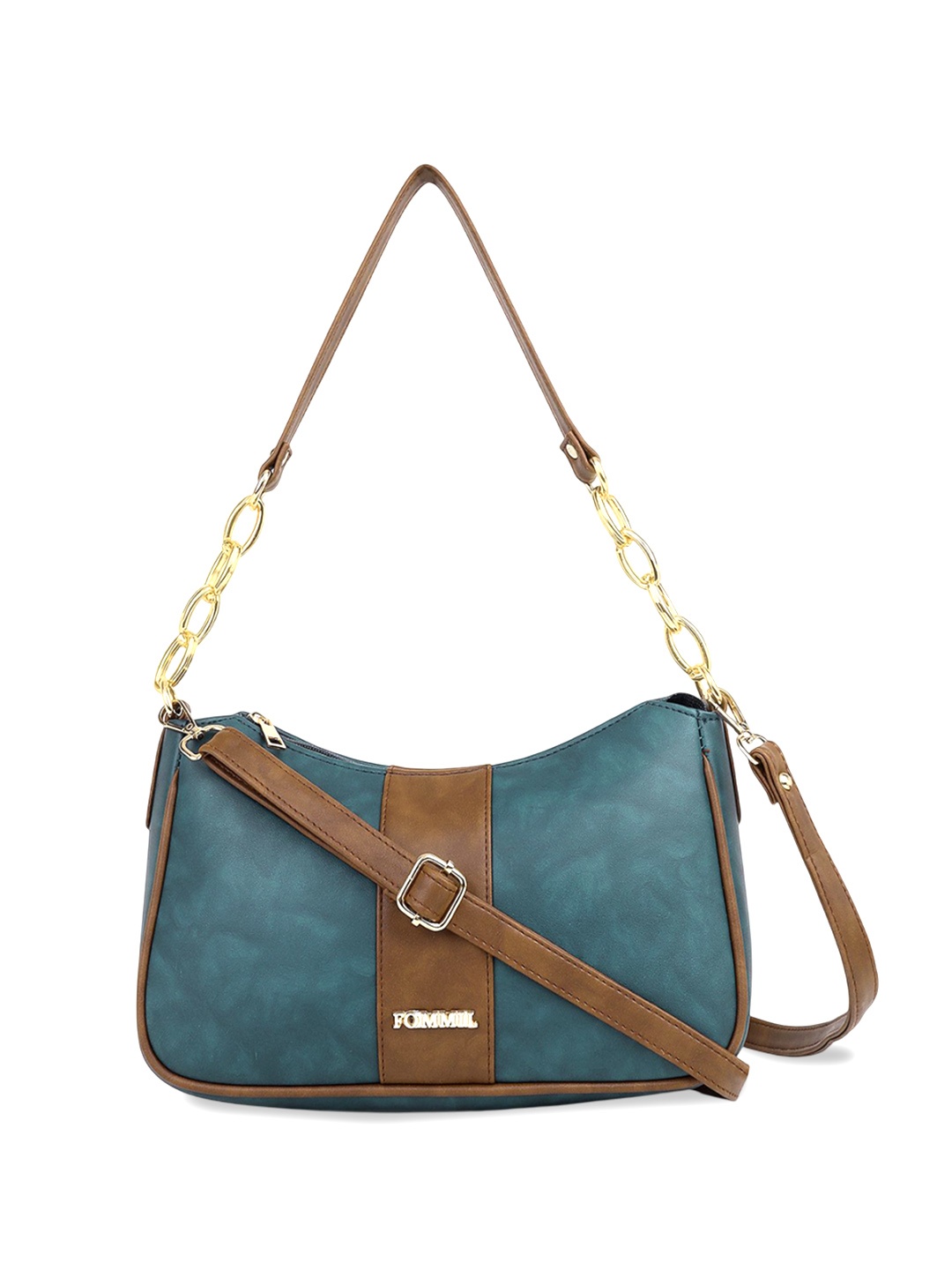

FOMMIL Structured Sling Bag, Green