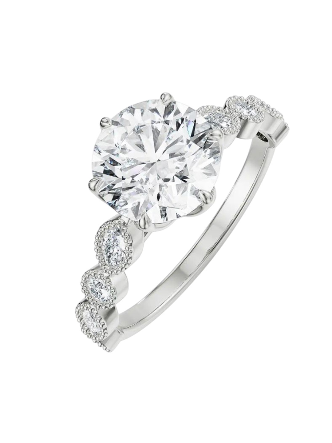 

Emori 2 CT Kathie Diamond Ring, White