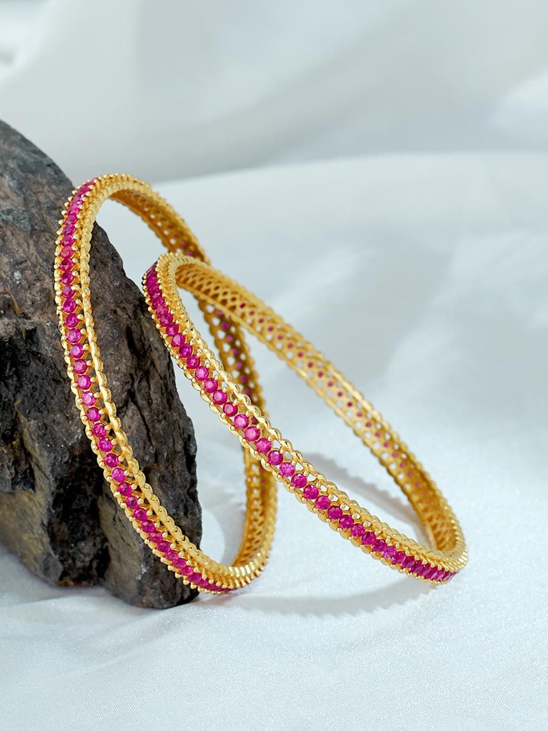 

Fabindia Set Of 2 Gold-Plated Bangles
