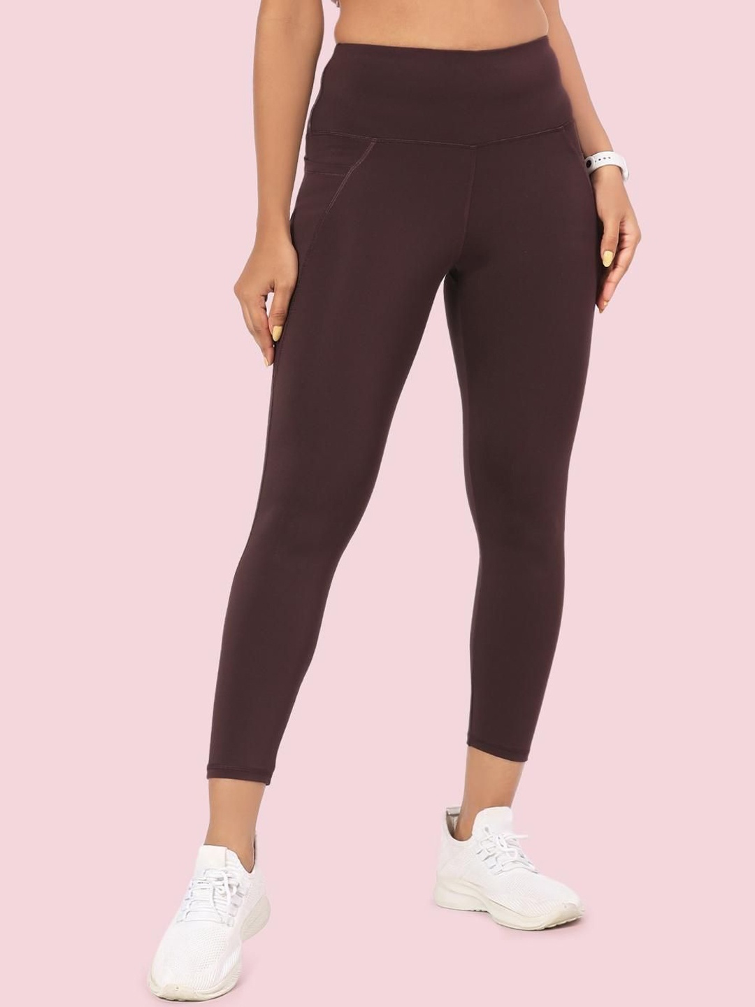 

Enamor Quick Dry High Waist Leggings, Brown