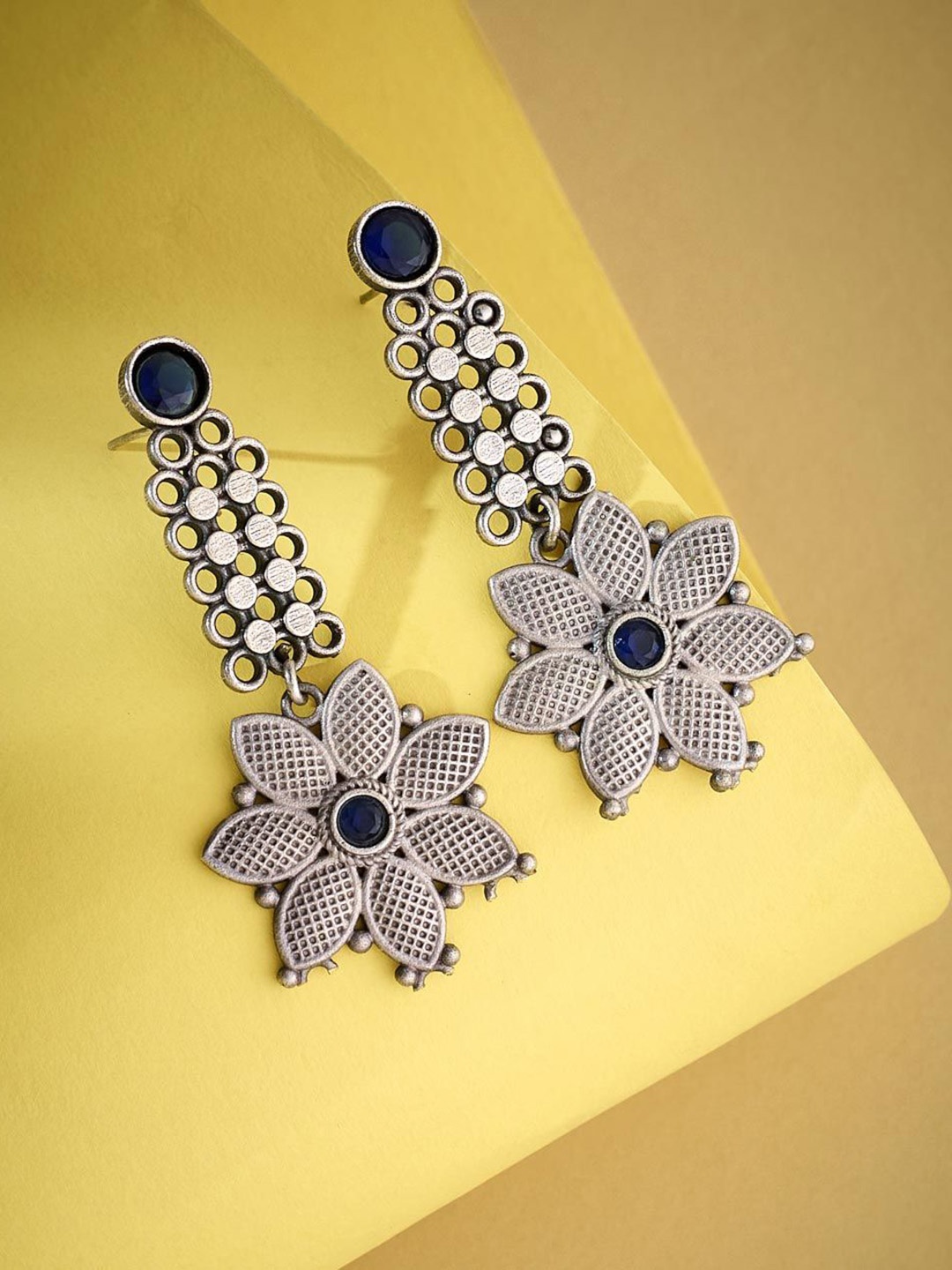

Fabindia Contemporary Drop Earrings, Silver