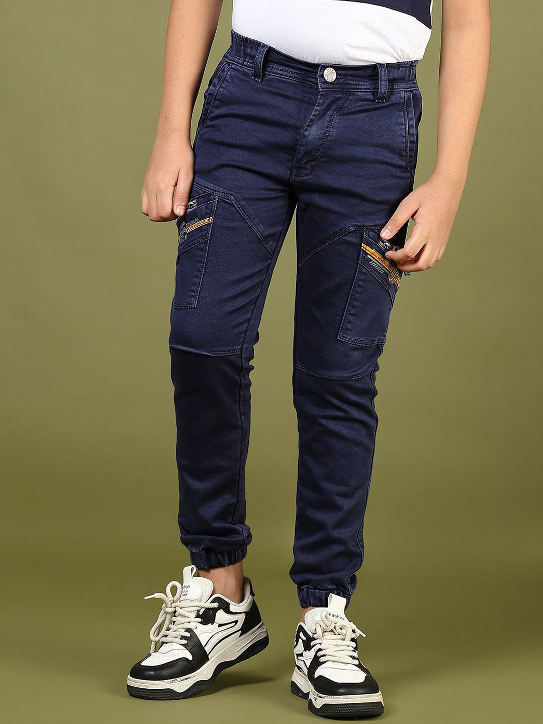 

V-Mart Boys Light Fade Jeans, Blue