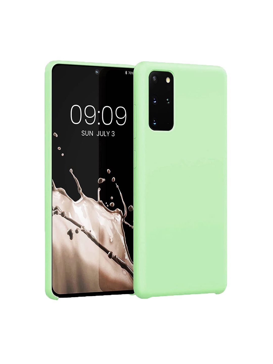 

LIRAMARK Liquid Silicone Soft Samsung Galaxy S20 Plus Back Case, Green
