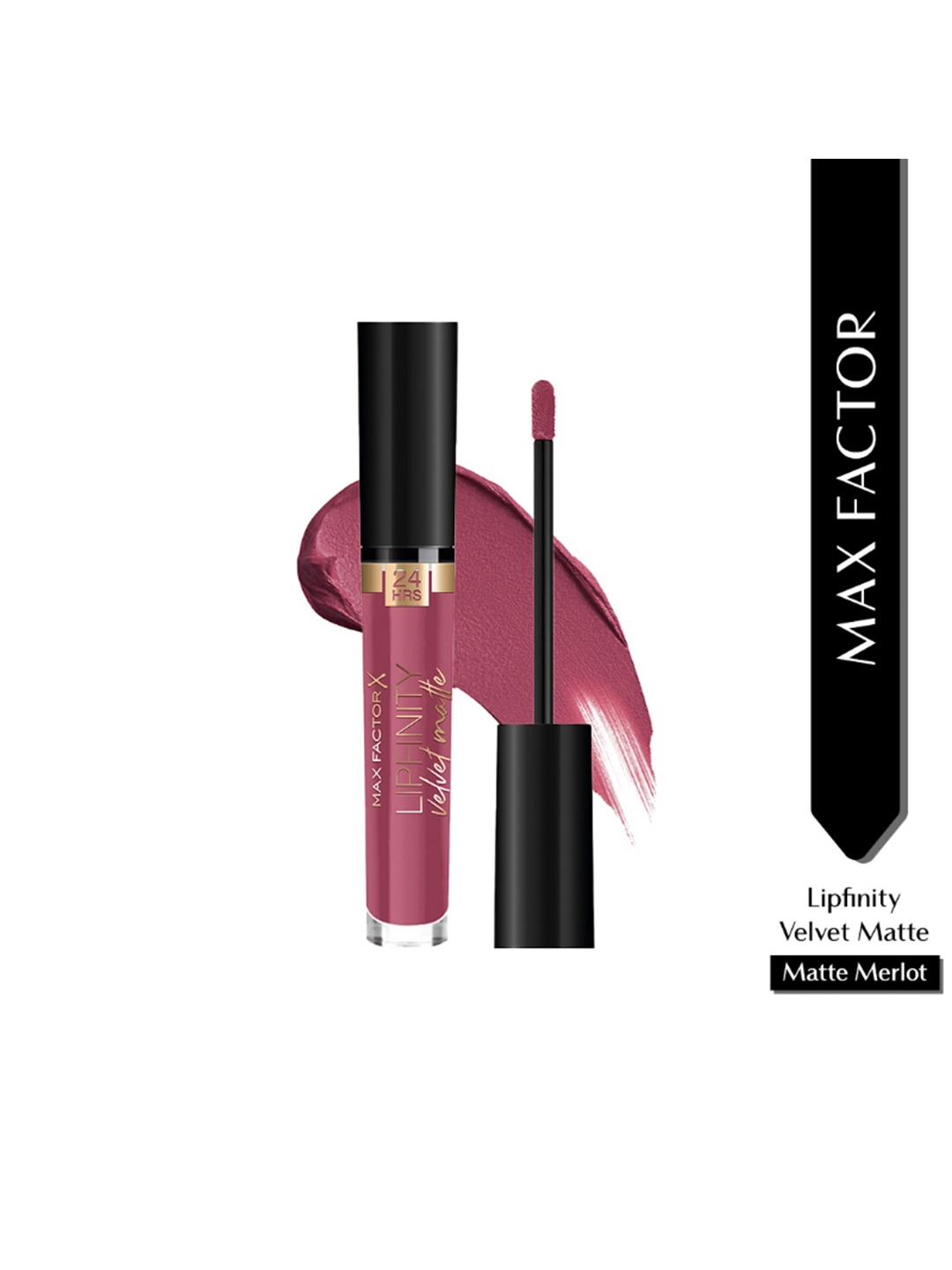 

Max Factor Lipfinity Velvet Matte Liquid Lipstick 3.5 ml - 005 Matte Merlot, Pink