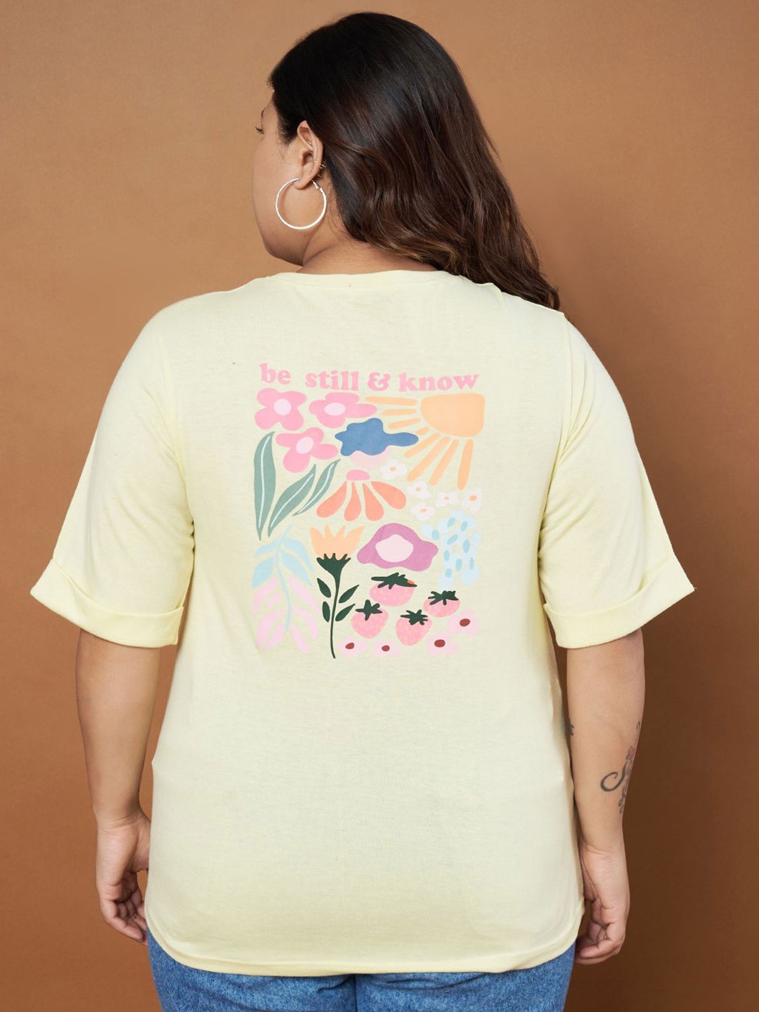 

AUSTIVO Print Top, Yellow