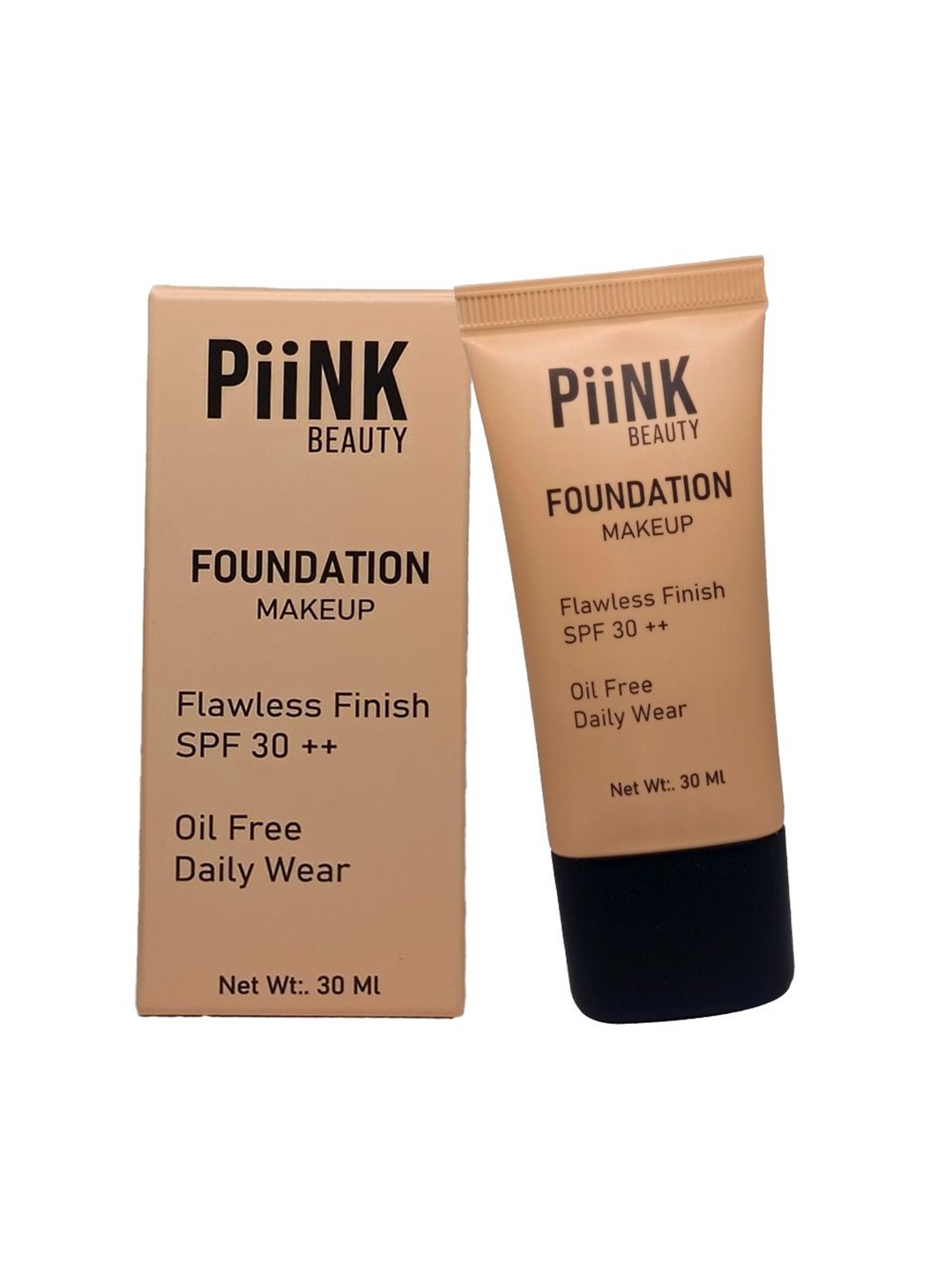 

PiiNK Beauty All Day Full Coverage Matte Foundation - 30 ml - Cashew Medium 01, Beige