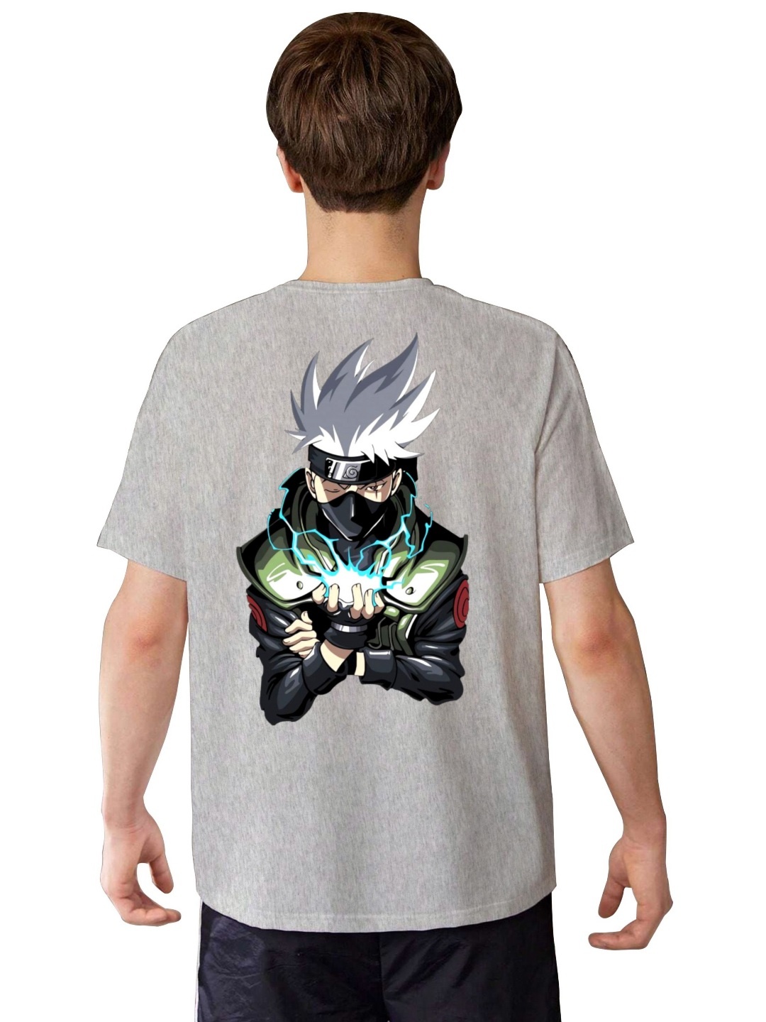 

LOCAVESTIR Boys Printed T-shirt, Grey