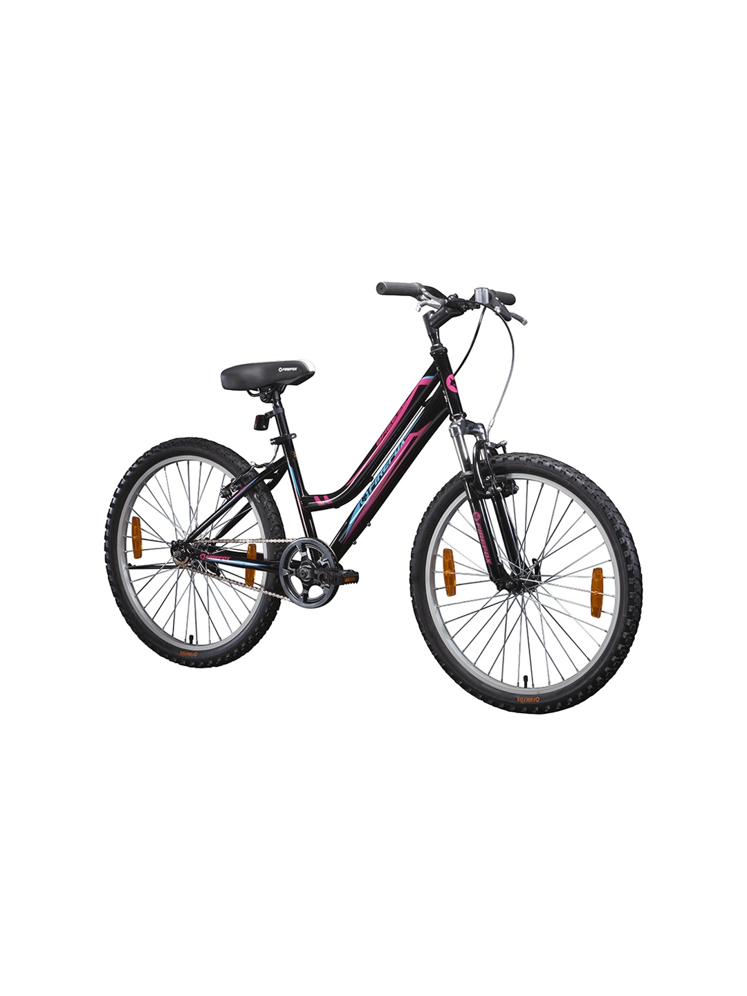 

FIREFOX Breeze 24T Black Hybrid Single Speed Front Suspension 95% Pre-Assembled Cylce