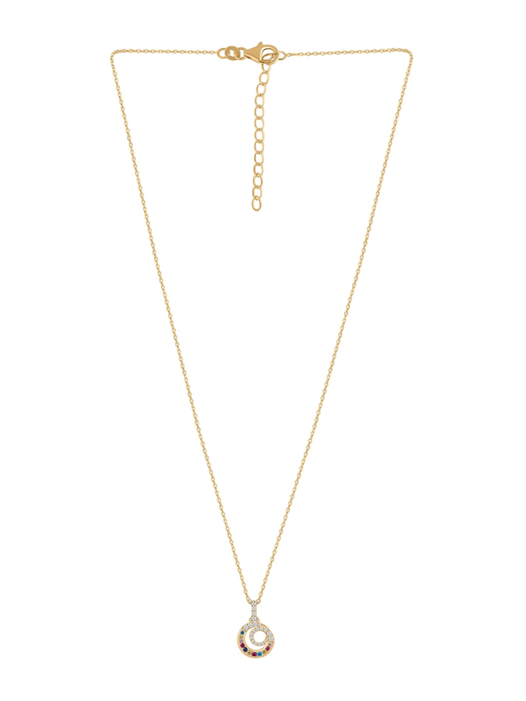 

Ornate Jewels Gold-Plated Contemporary Pendants with Chains