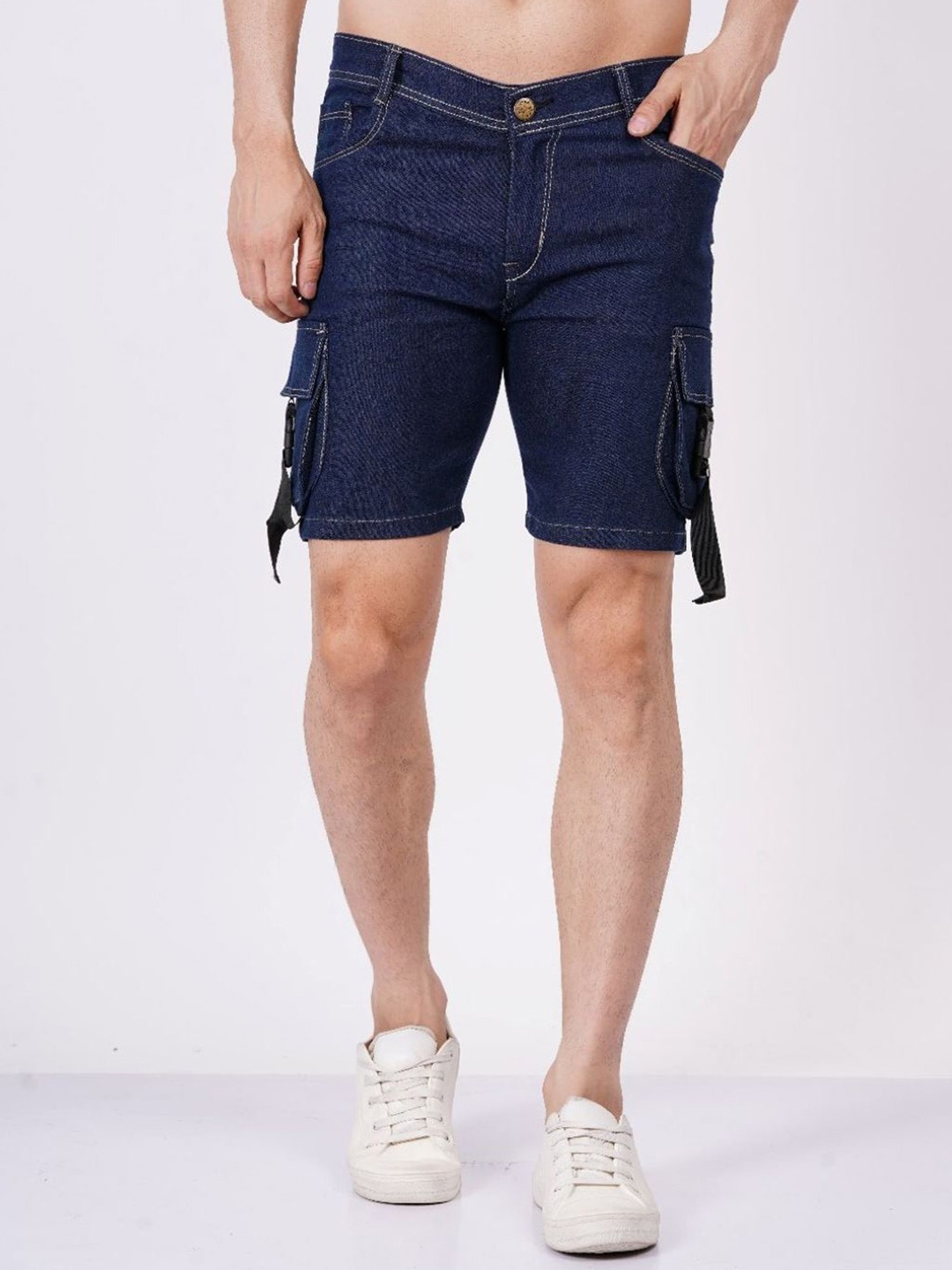 

LINARIA Men Denim Shorts, Blue