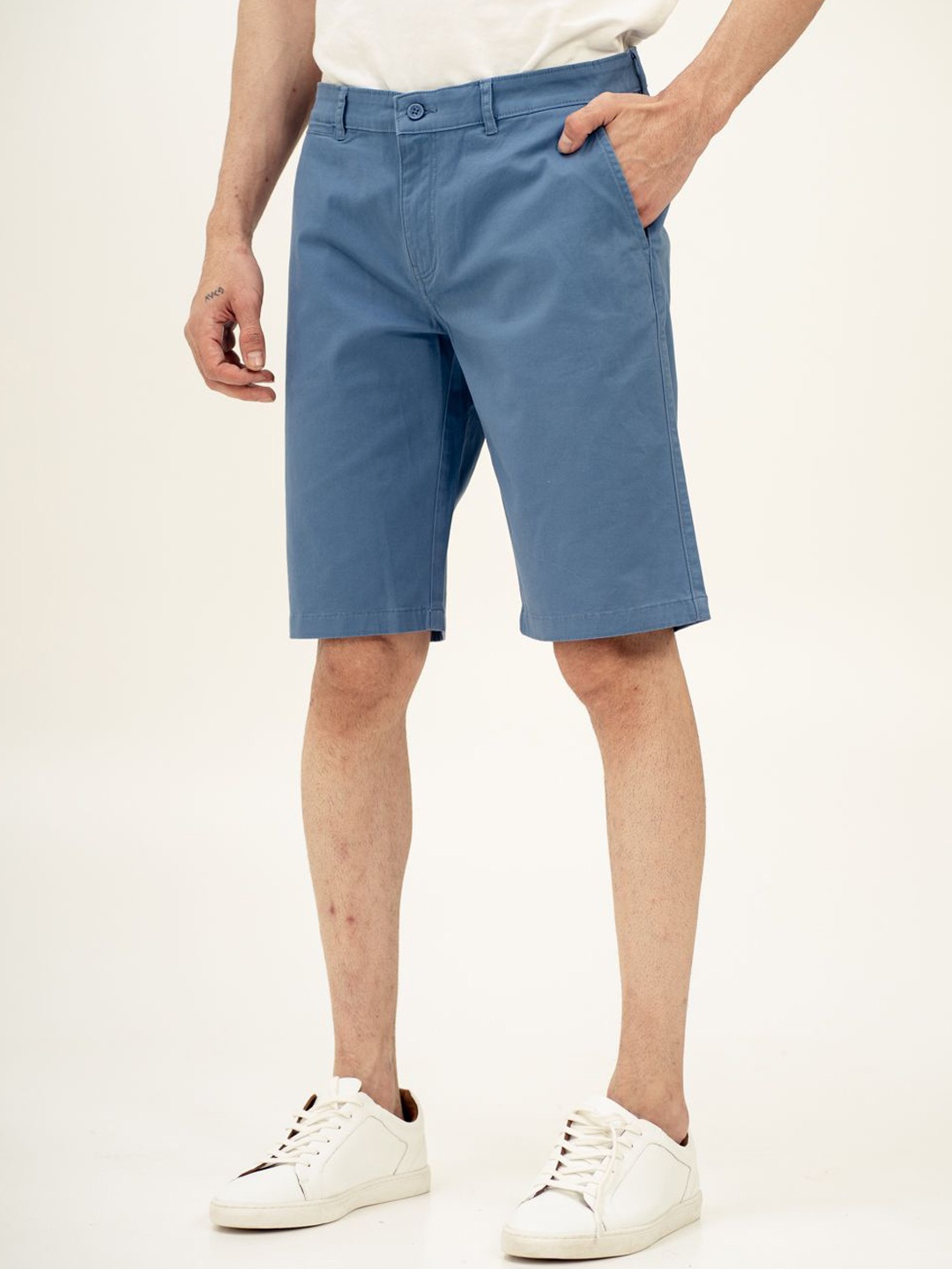 

The Pant Project Men Chino Shorts, Blue