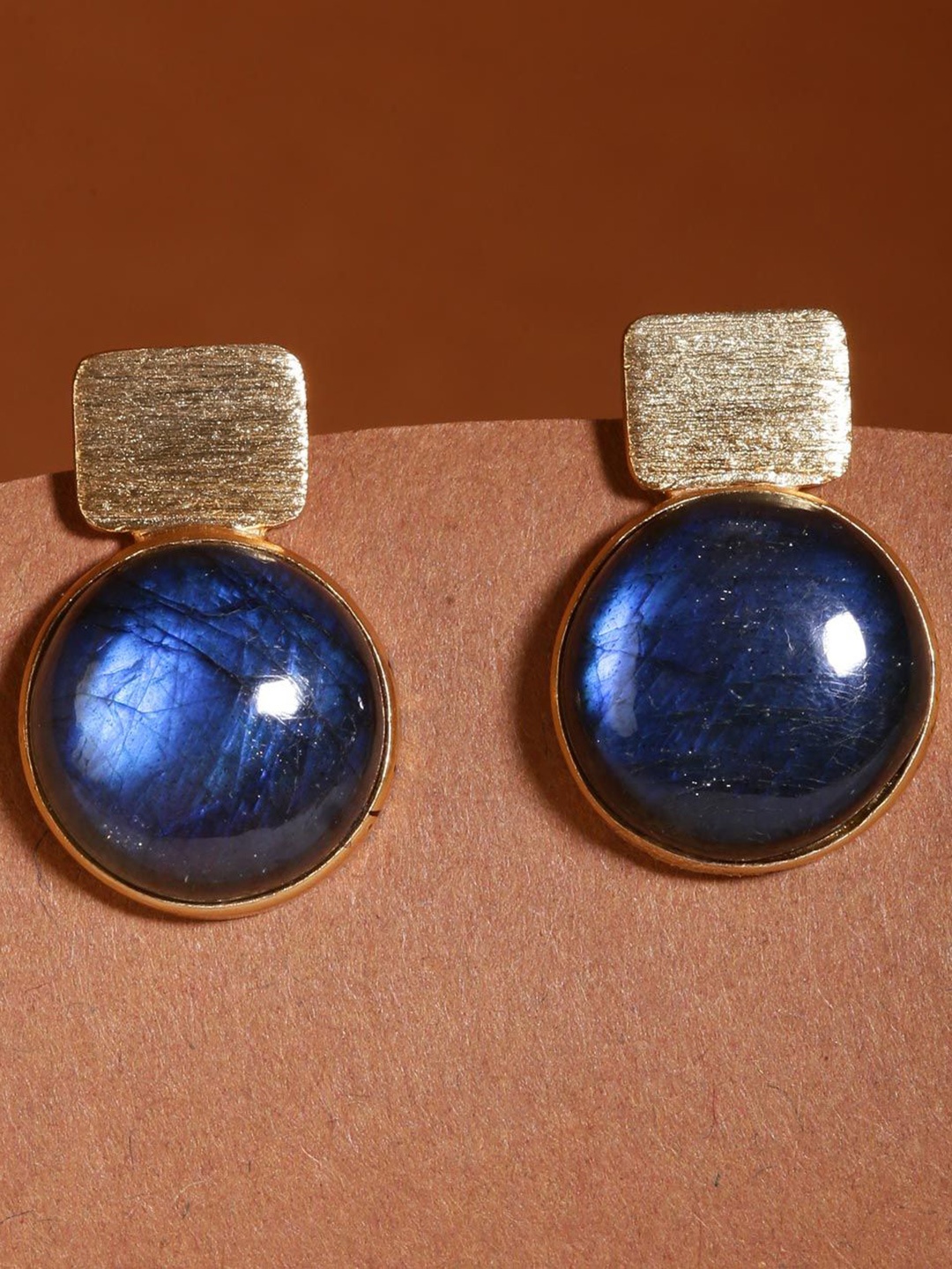 

Fabindia Contemporary Studs Earrings, Gold