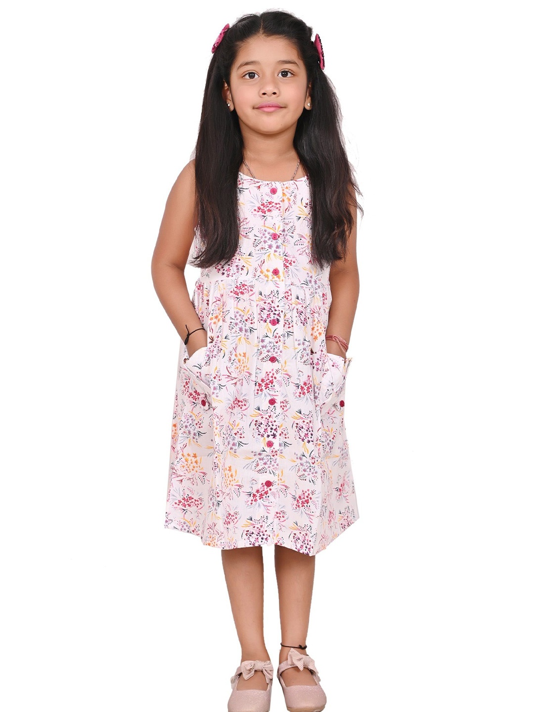

Billion Polka Dot Print A-Line Dress, Multi