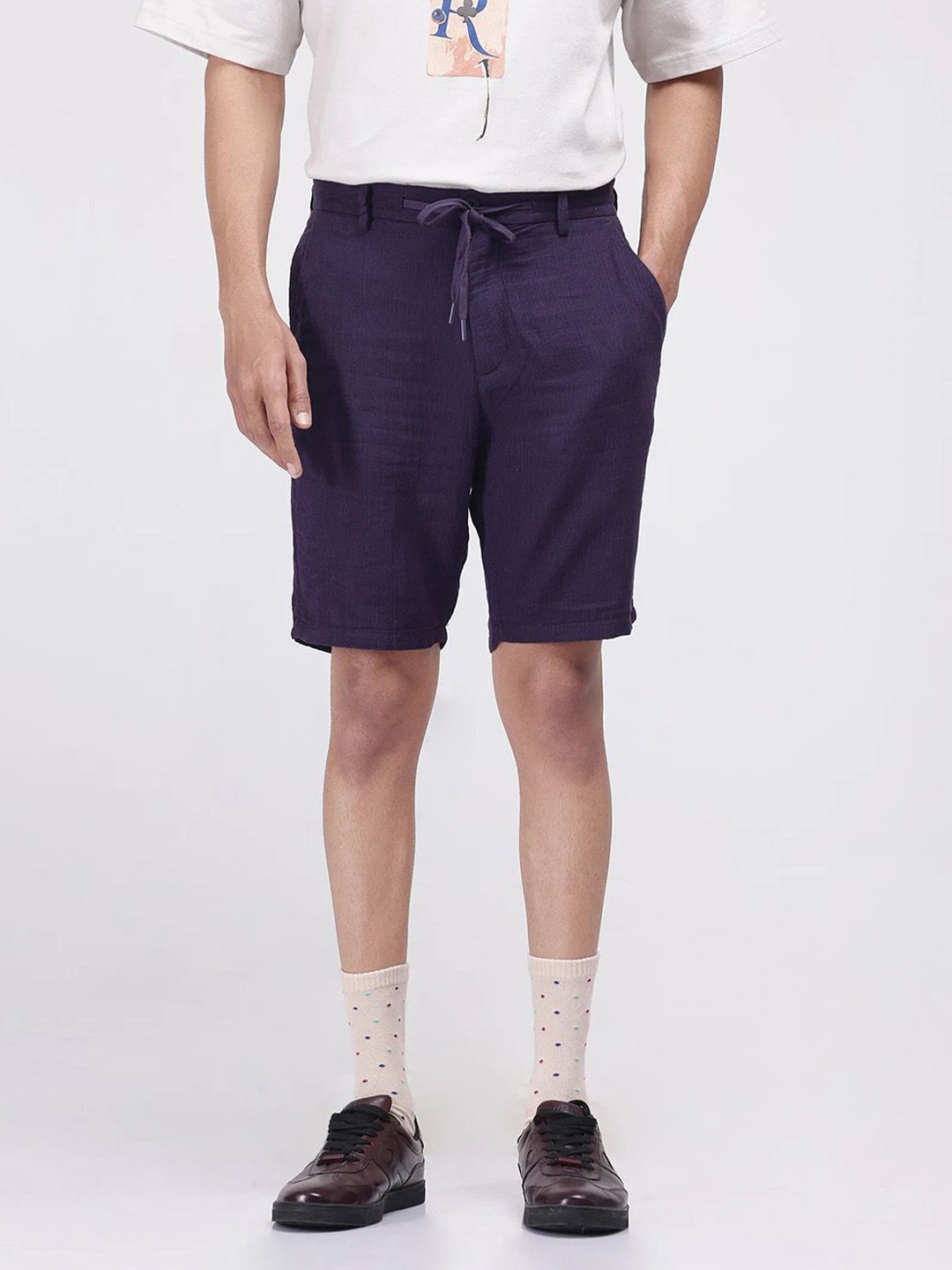

RARE RABBIT Men Shorts, Purple