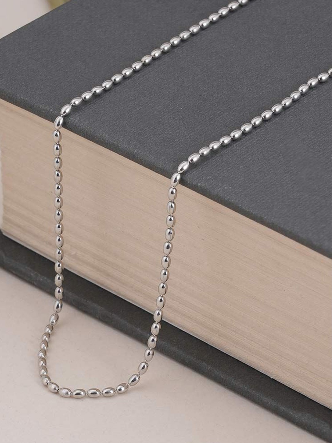 

PALMONAS Sterling Silver Rhodium-Plated Necklace