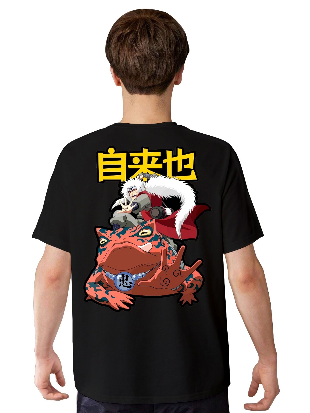 

LOCAVESTIR Boys Printed T-shirt, Black