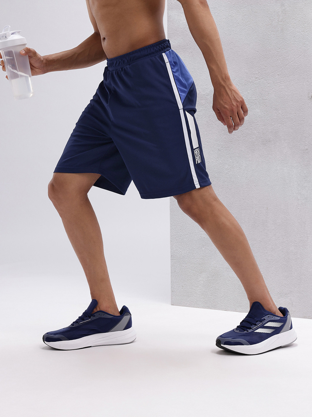 

HRX by Hrithik Roshan Men Colourblocked Sports Shorts Technology, Navy blue