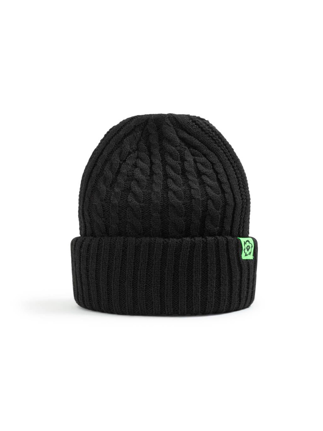 

Urban Monkey Unisex Colourblocked Beanie, Black