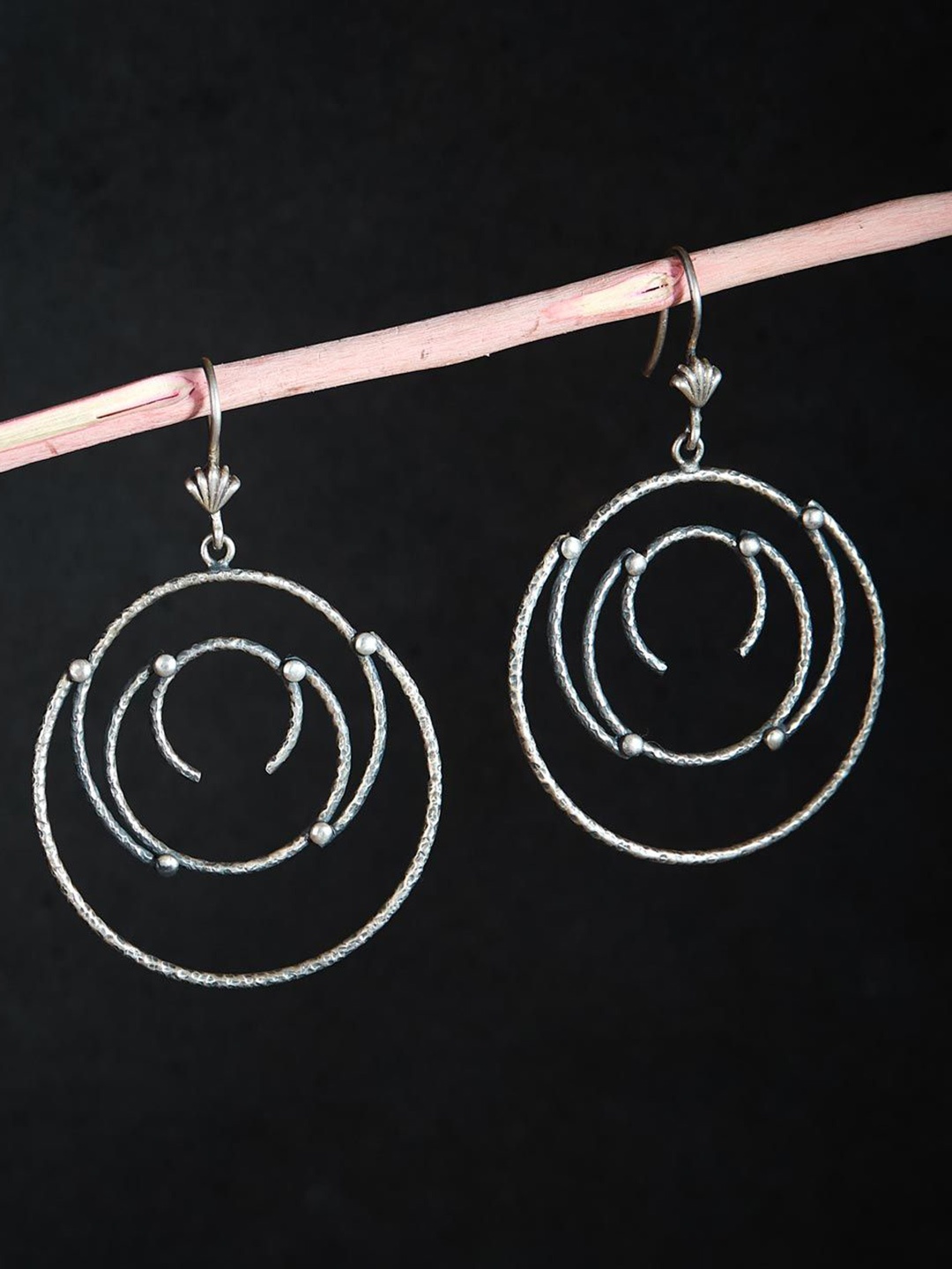 

Fabindia Contemporary Drop Earrings, Silver