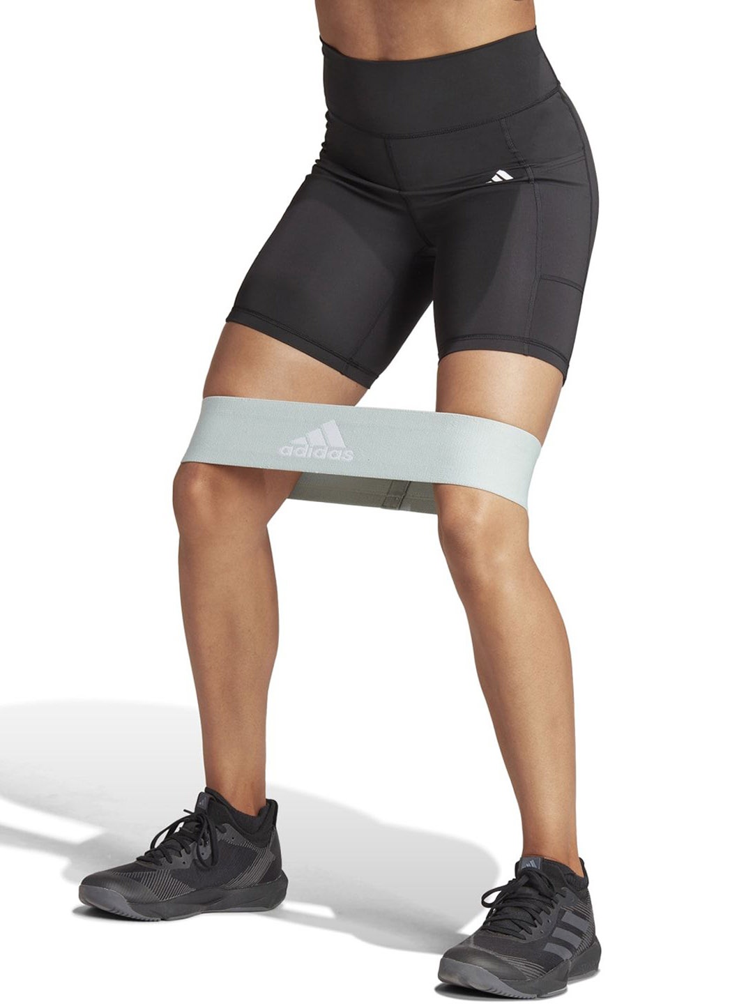 

ADIDAS Opt St Women High Rise Above Knee Length Tights, Black