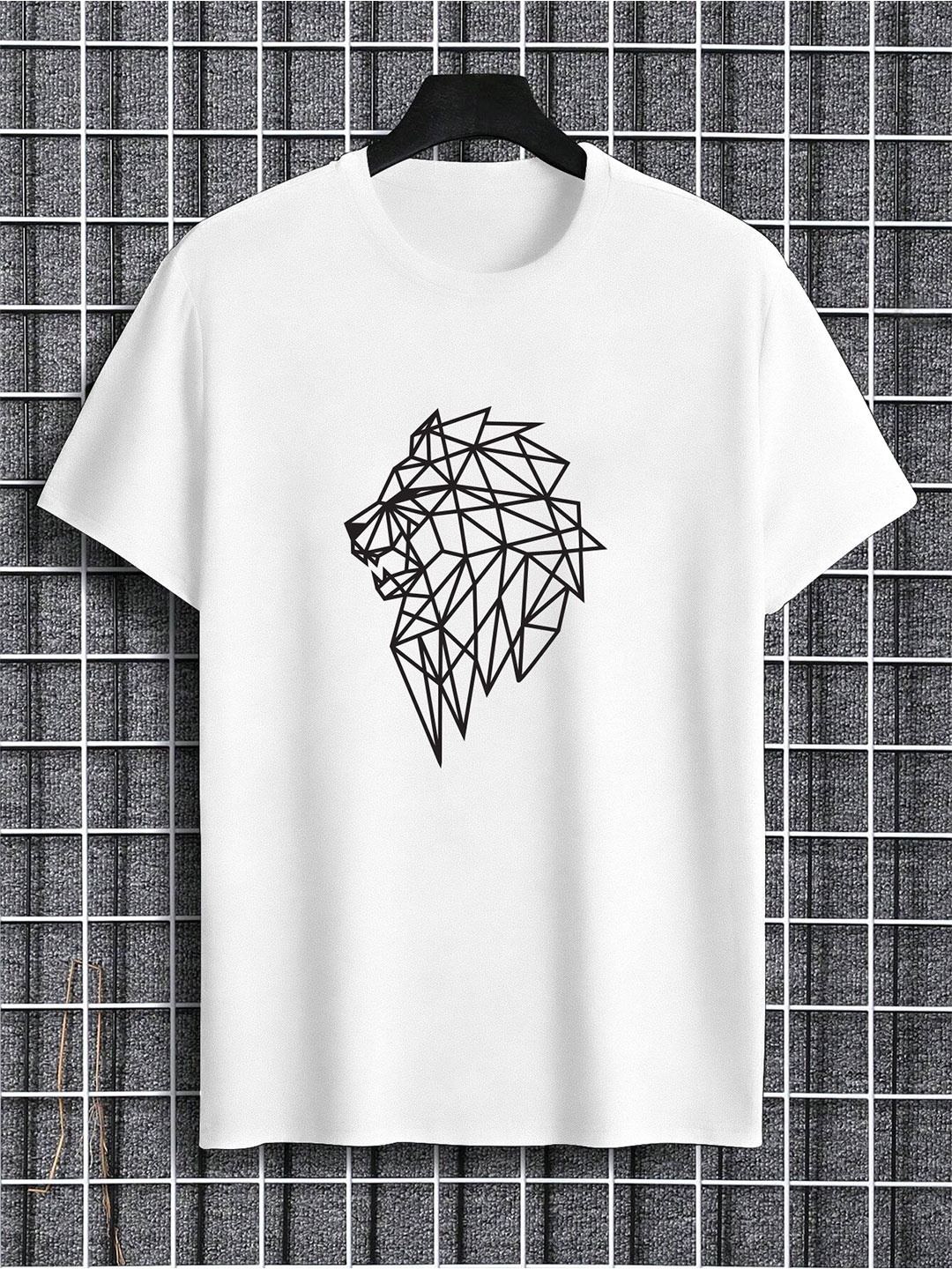 

TOGS & TERRE Men Graphic Printed Round Neck Cotton T-shirt, White