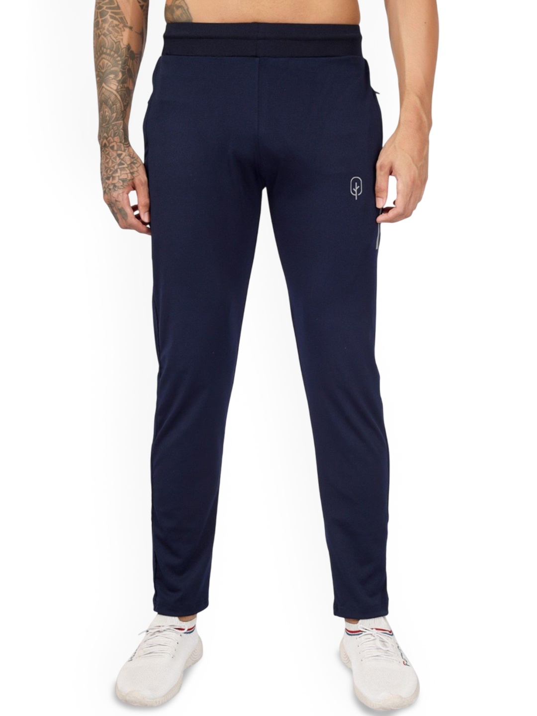 

BLUEFICUS Men Slim-Fit Dry Fit Track Pants, Blue