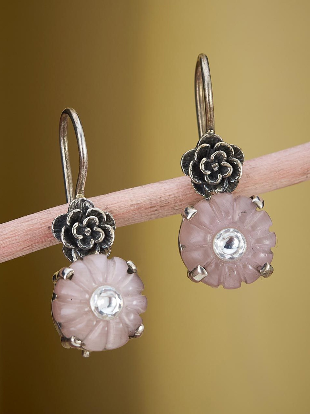 

Fabindia Contemporary Drop Earrings, Silver