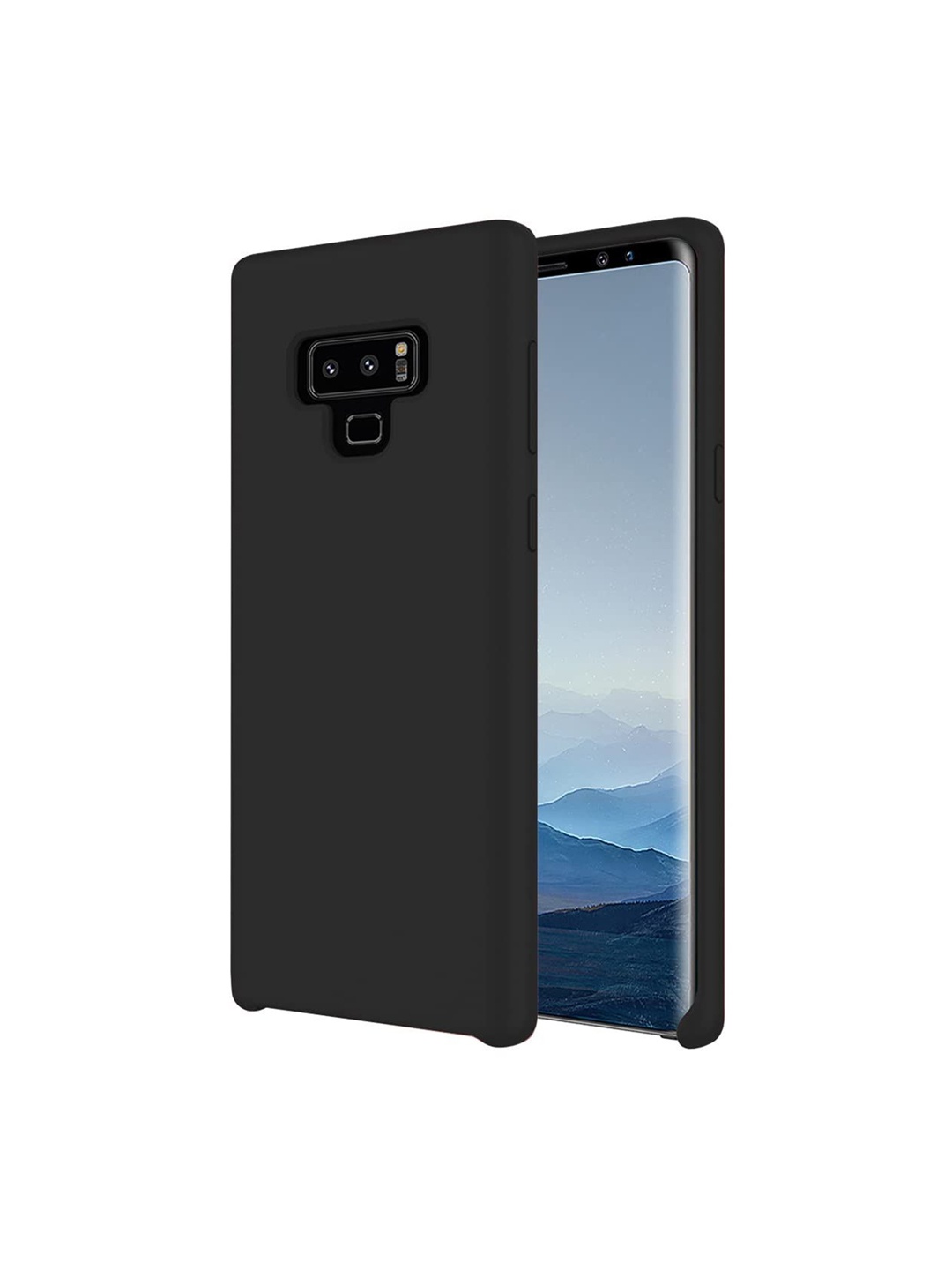 

LIRAMARK Liquid Silicone Soft Back Cover Case for Samsung Galaxy Note 9, Black