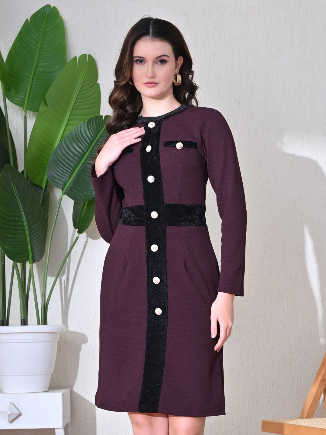 

BAESD Bodycon Mini Dress, Purple