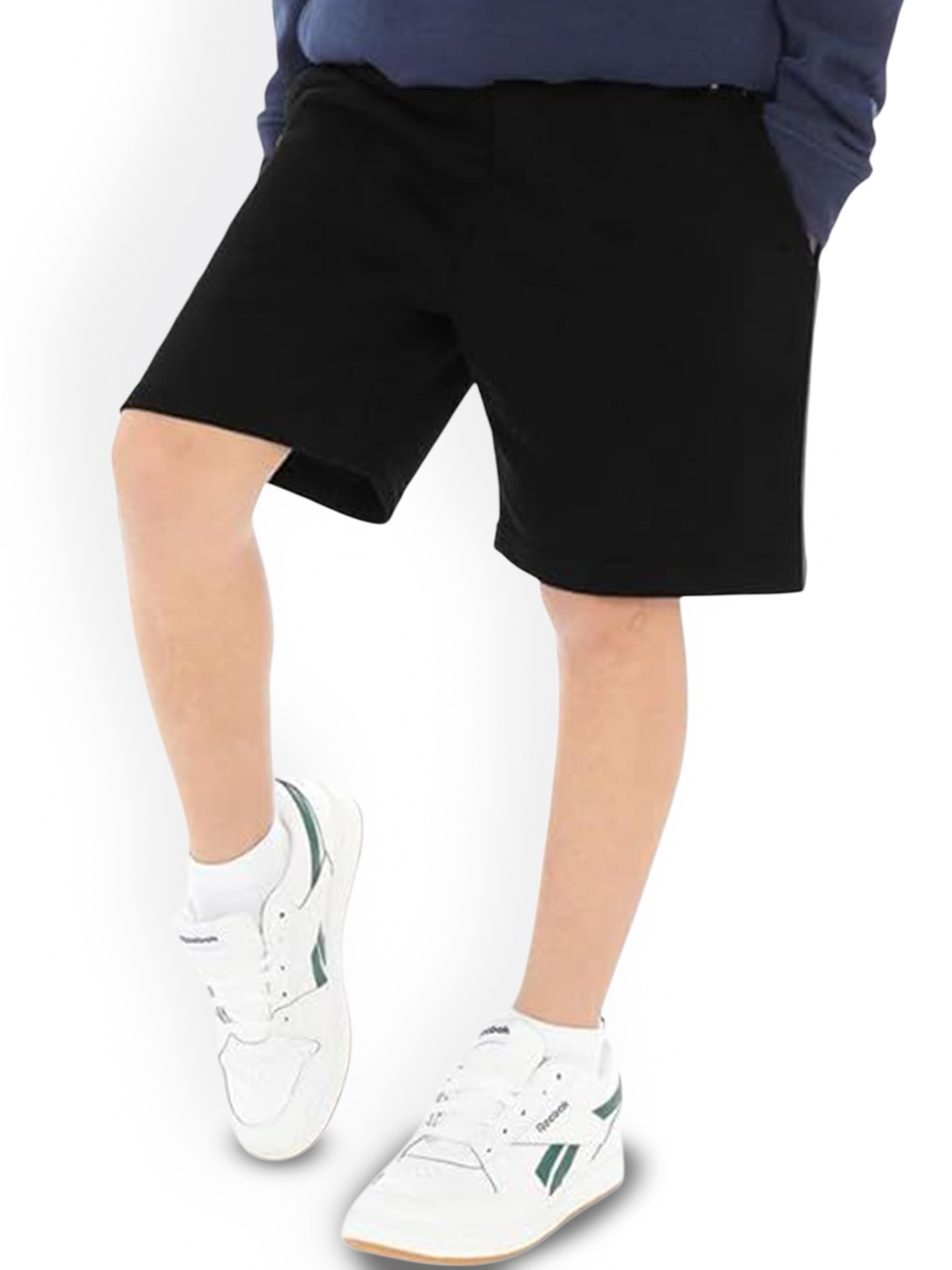

BAESD Boys High-Rise Regular Shorts, Black