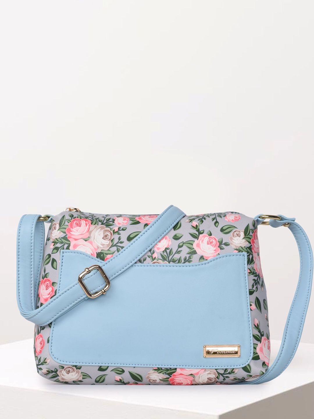 

FOMMIL Structured Sling Bag, Green