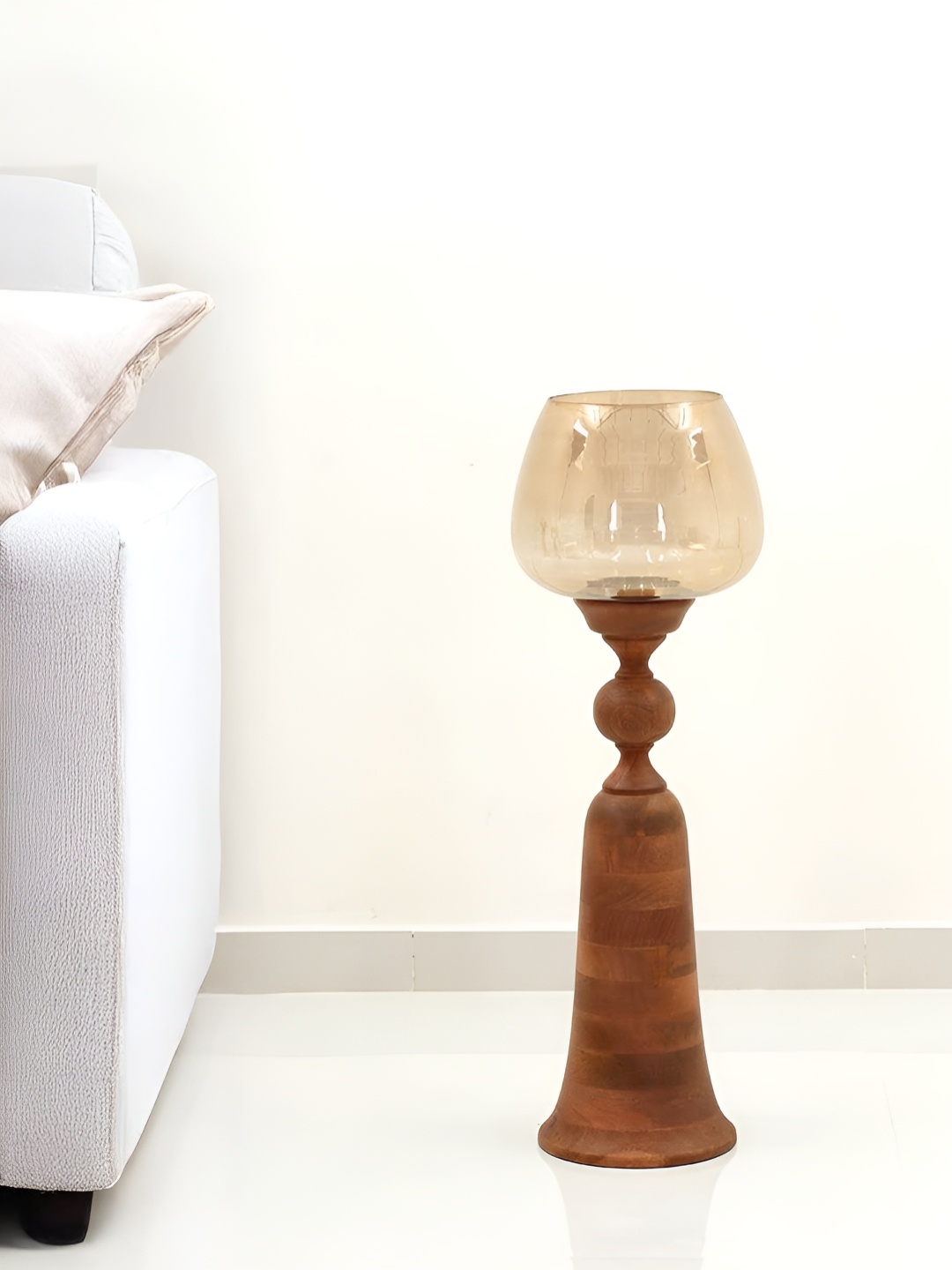 

Royaloak Brown & Gold-Toned Candle Holder