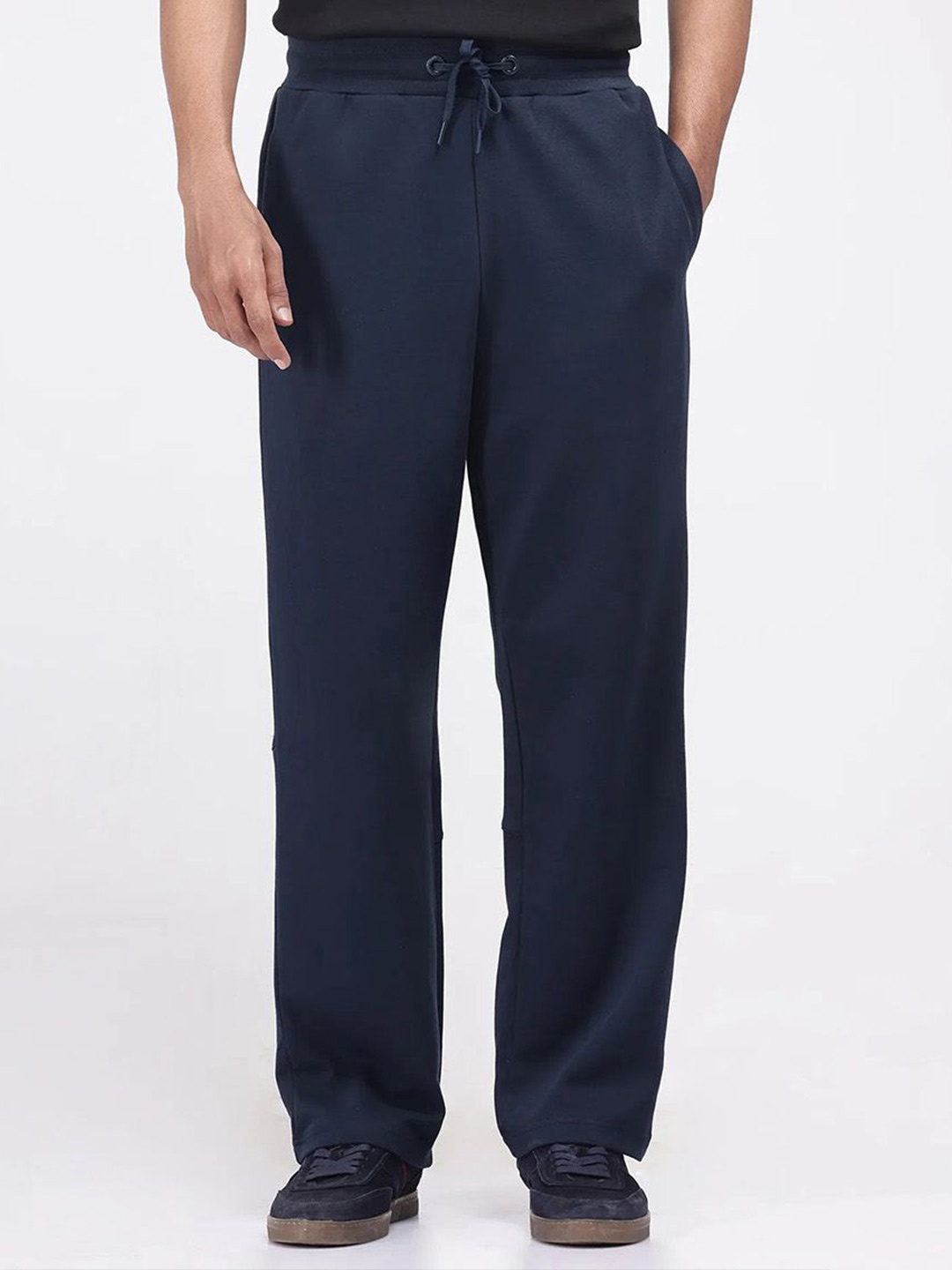 

RARE RABBIT Men Tailored Trousers, Navy blue