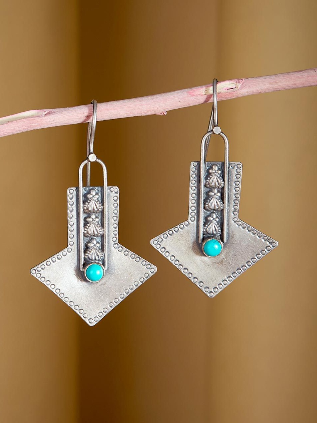 

Fabindia Drop Earrings, Silver