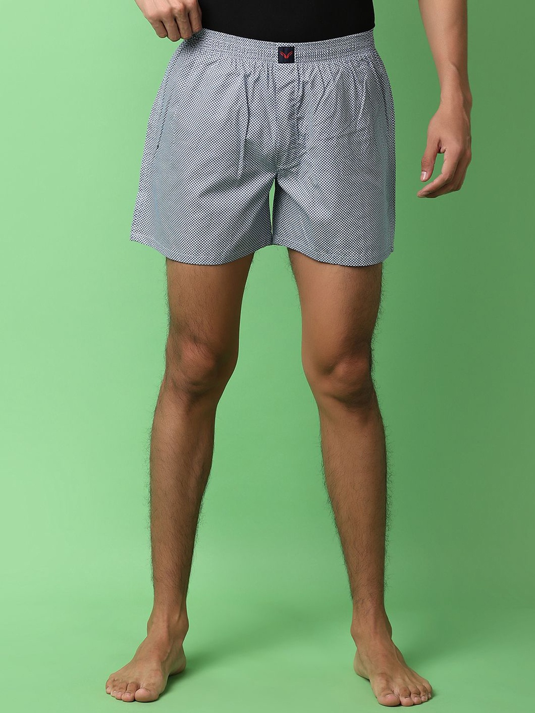 

V-Mart Men Printed Shorts, Blue