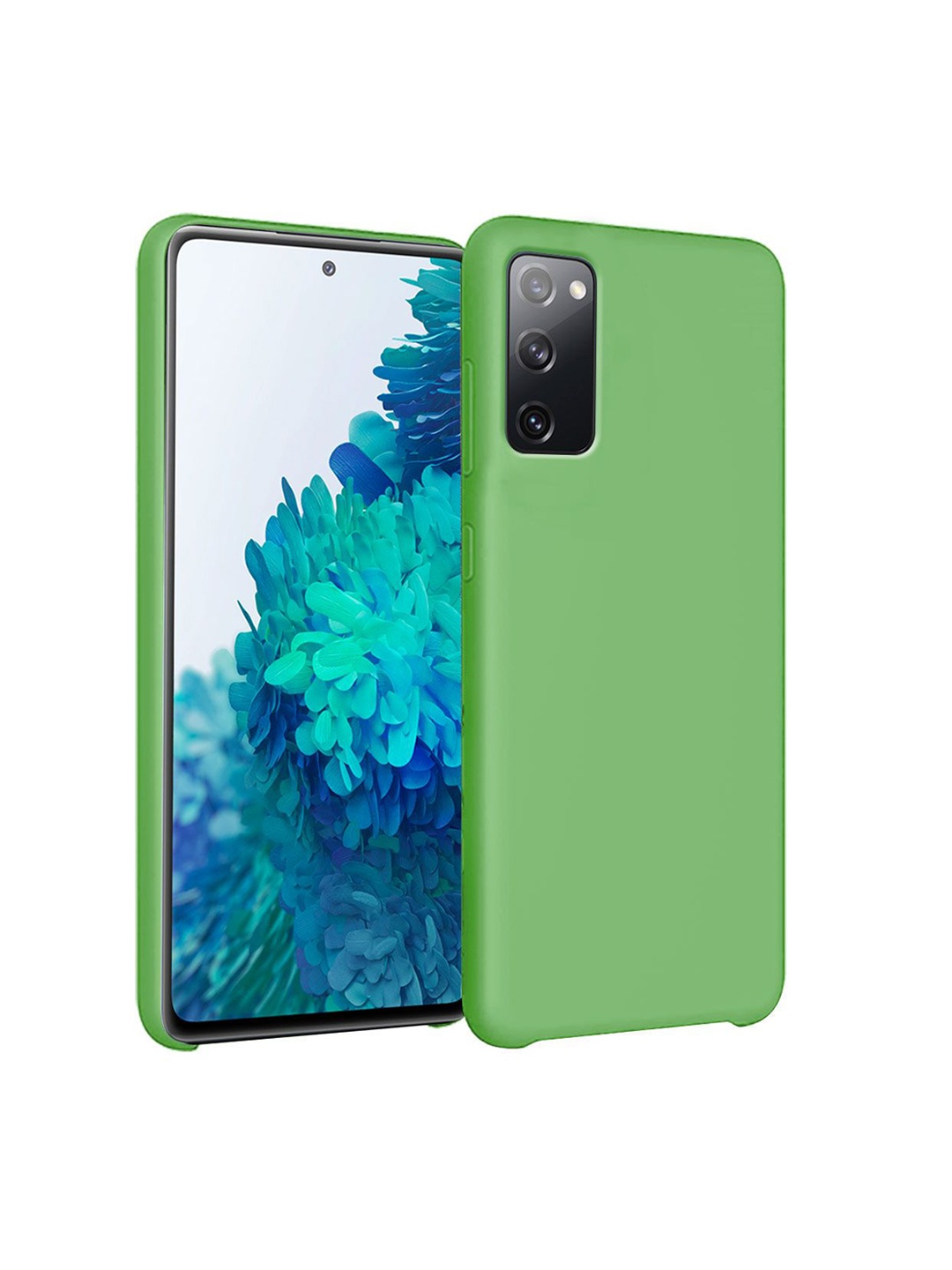 

LIRAMARK Liquid Silicone Soft Back Cover Case for Samsung Galaxy S20 FE 5G, Green