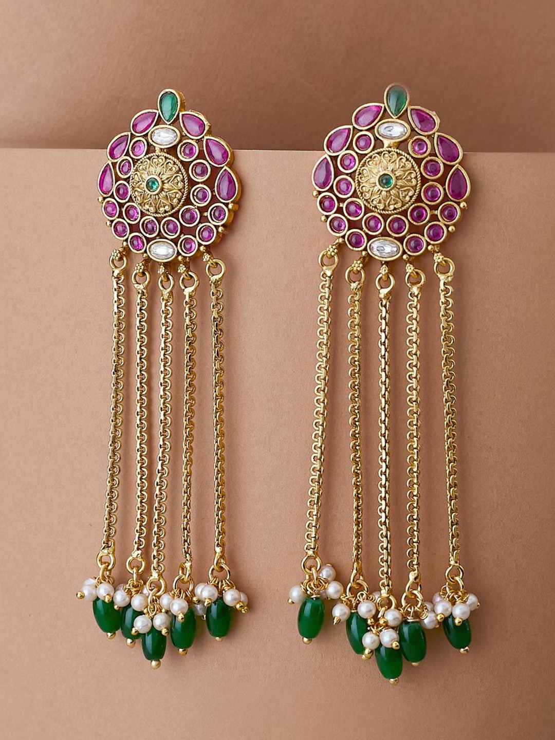 

Fabindia Contemporary Drop Earrings, Gold