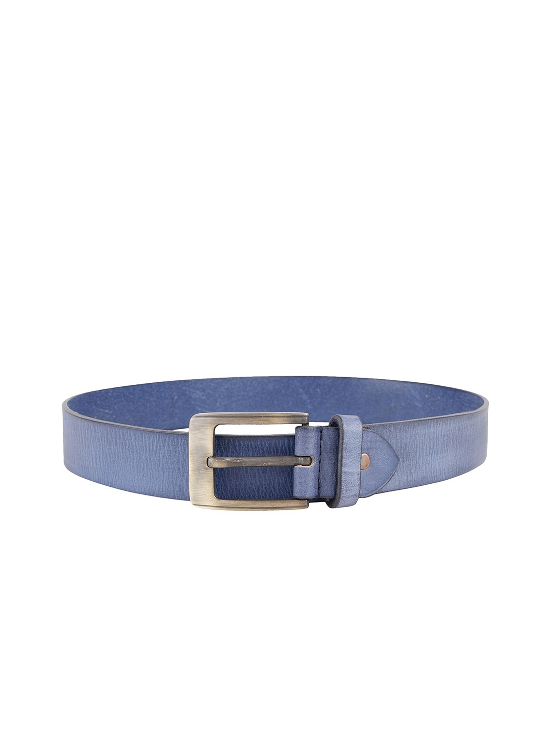 

Steve Jhonson Men Leather Reversible Belt, Blue