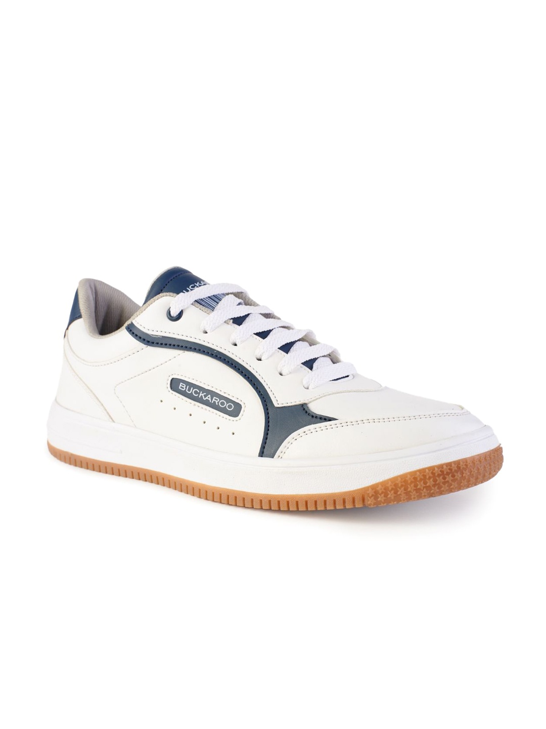 

Buckaroo Weston Men Colourblocked Lightweight Lace-Ups Sneakers, White