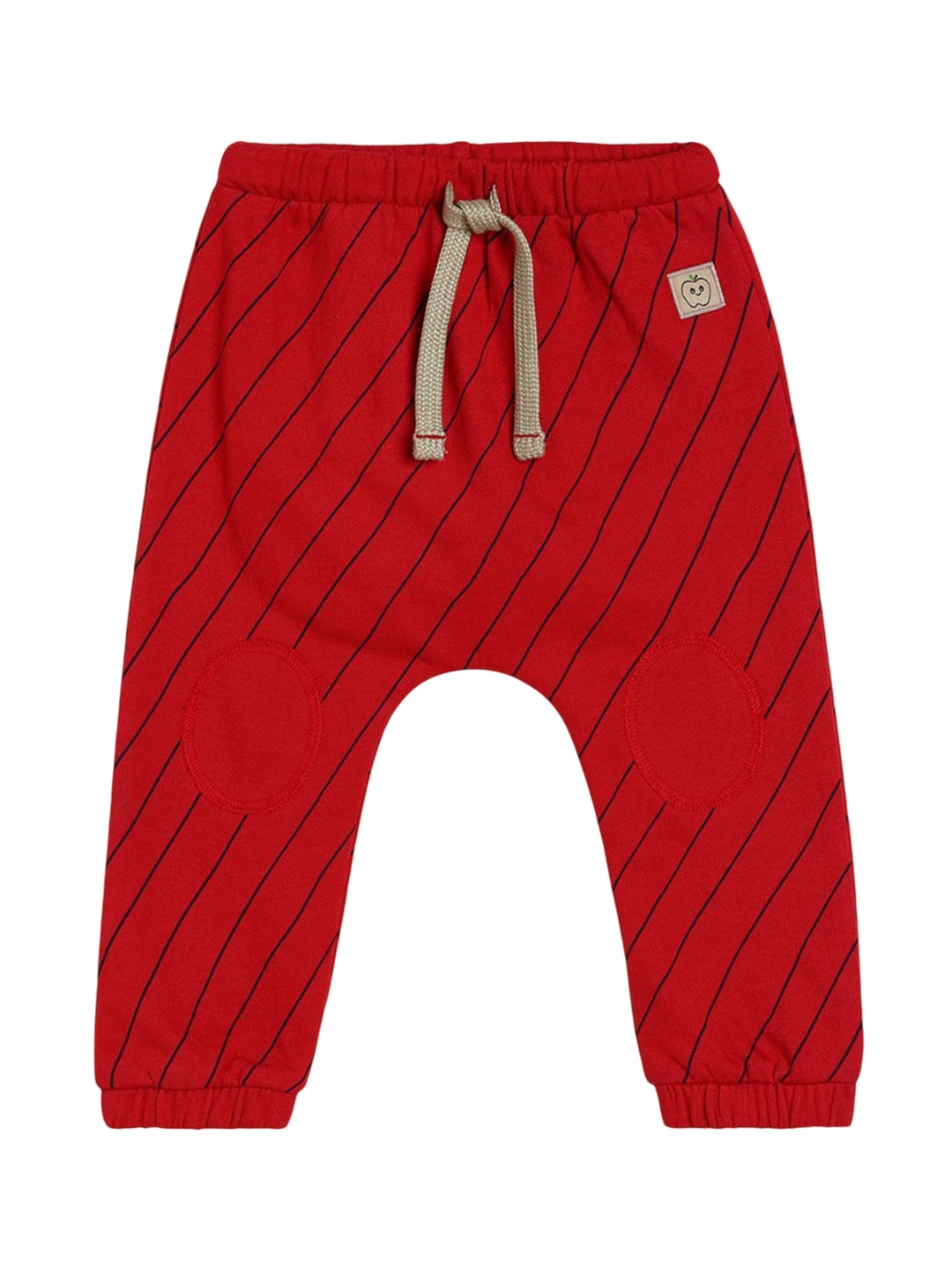 

MINI KLUB Boys Striped Joggers Trousers, Red