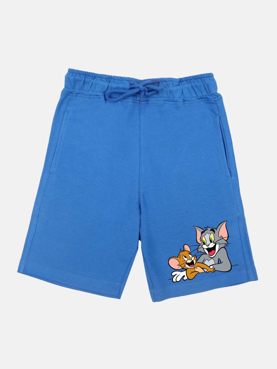 

YK Warner Bros Boys Printed Tom & Jerry Outdoor Shorts, Blue