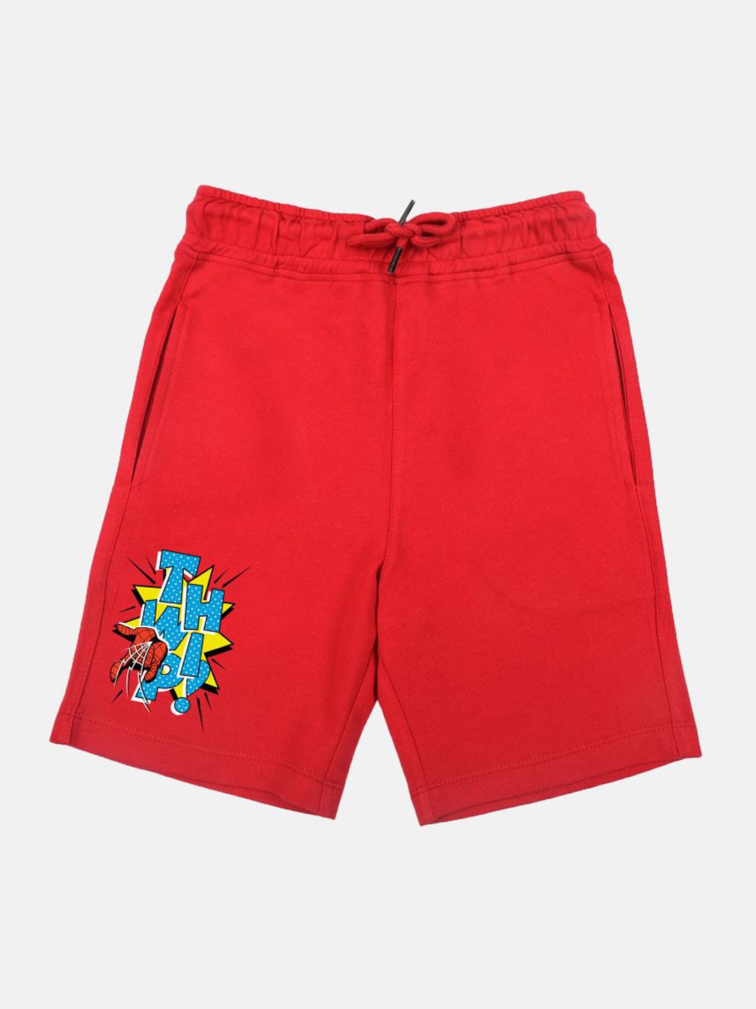 

YK Marvel Boys Printed Spider-Man Outdoor Shorts, Red